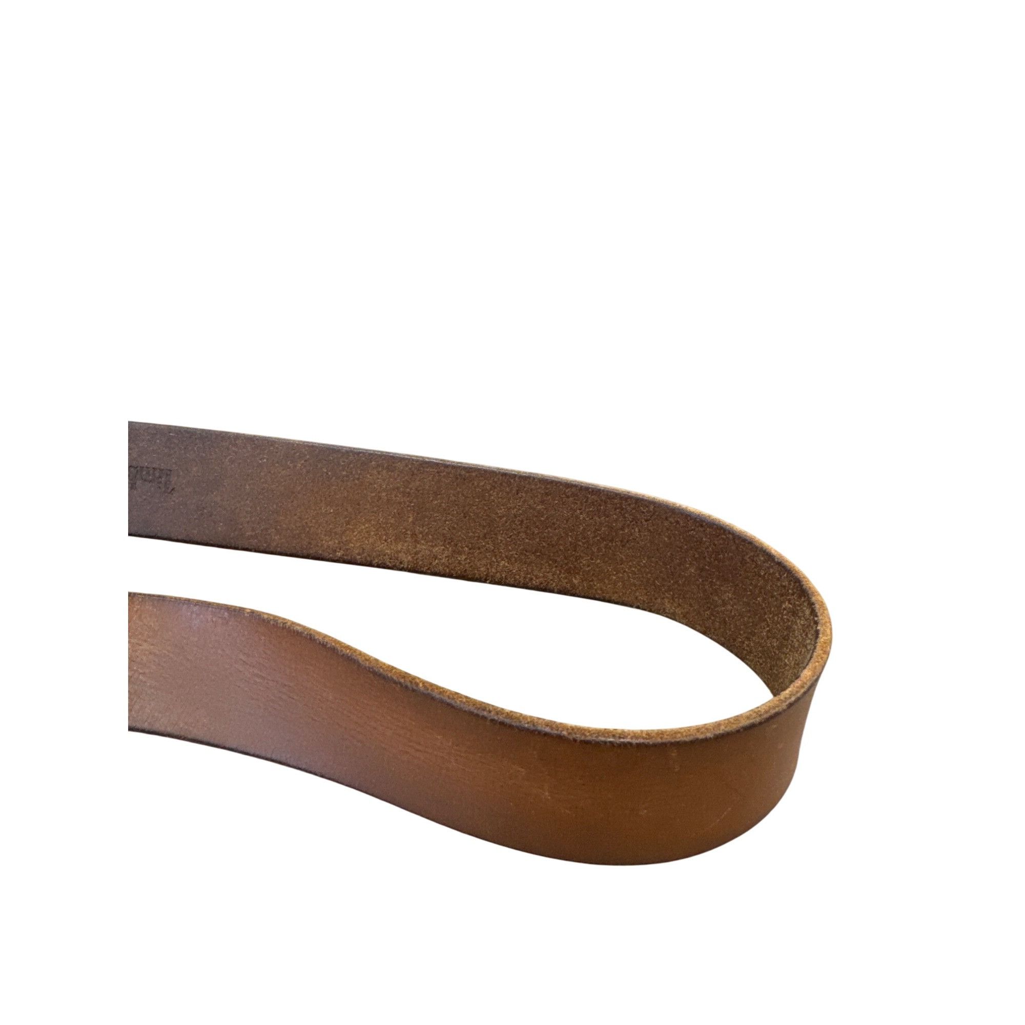 Timberland Timberland Mens Brown Leather Buckle Belt 40x1.5 SKU 6943 Size 40 - 4 Thumbnail