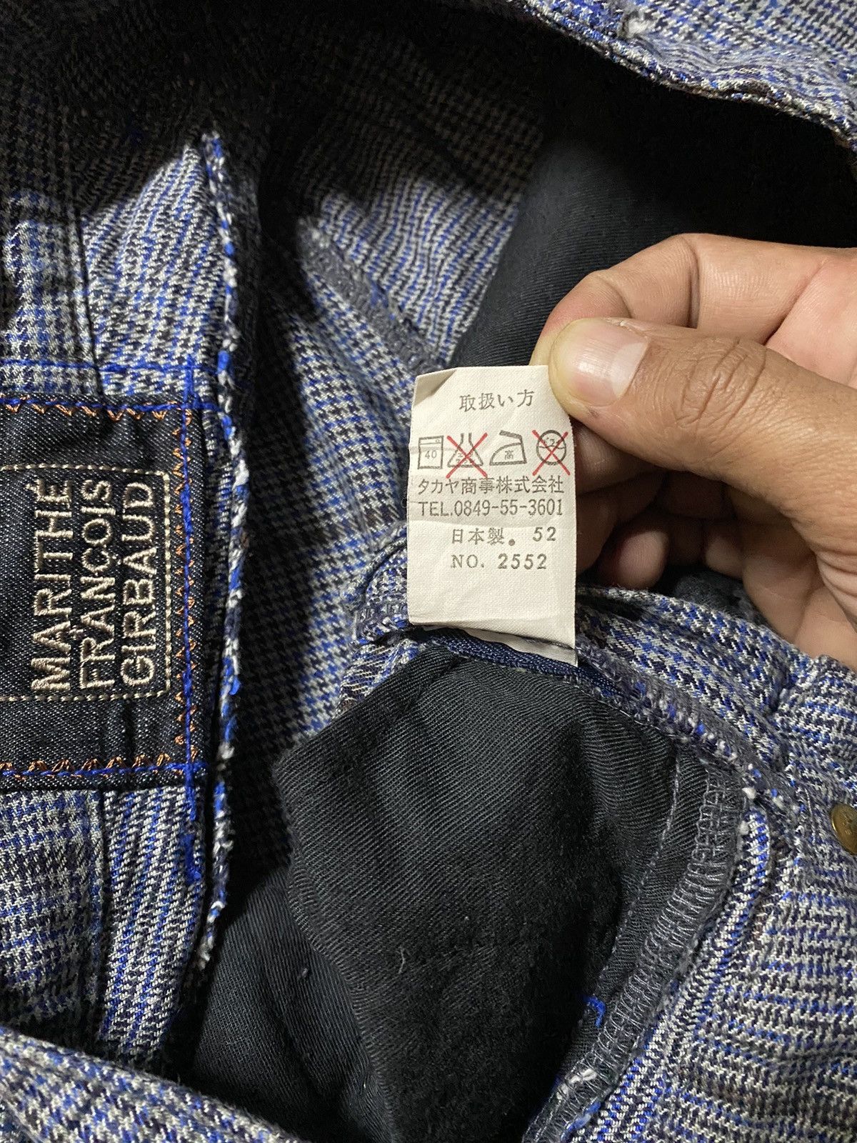 Marithe + Francois Girbaud Flared Marithe Franchois Girbaud Checkered Made in Italy Size 28" / US 6 / IT 42 - 7 Thumbnail