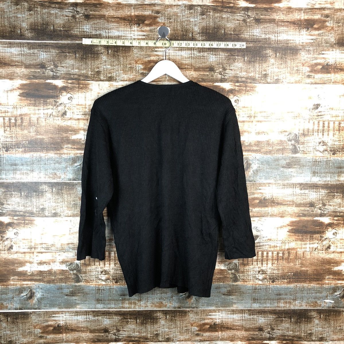 Vintage Cosa Nostra japan vintage Black Cardigan Knitwear #A2507 Size US L / EU 52-54 / 3 - 12 Thumbnail