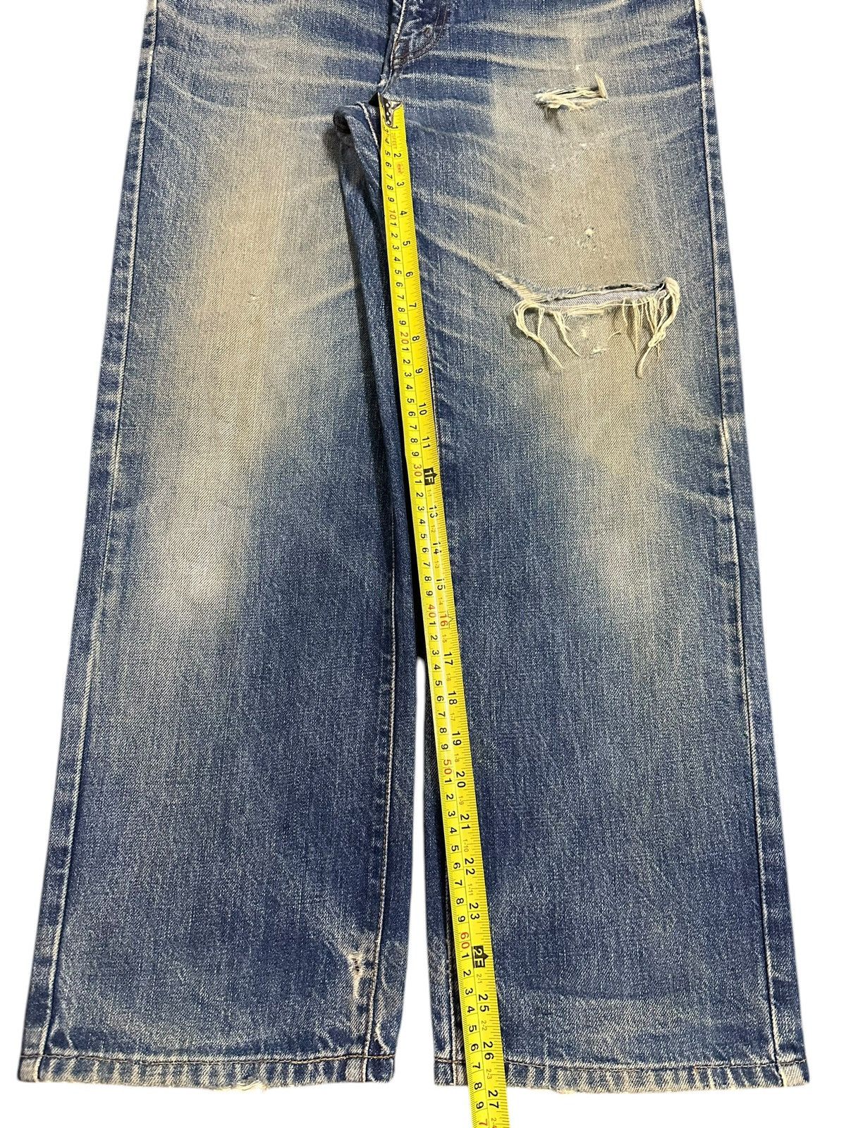 Big John Vintage Big John Classic Mud Wash Style Distress Baggy Jeans Size US 33 - 15 Thumbnail