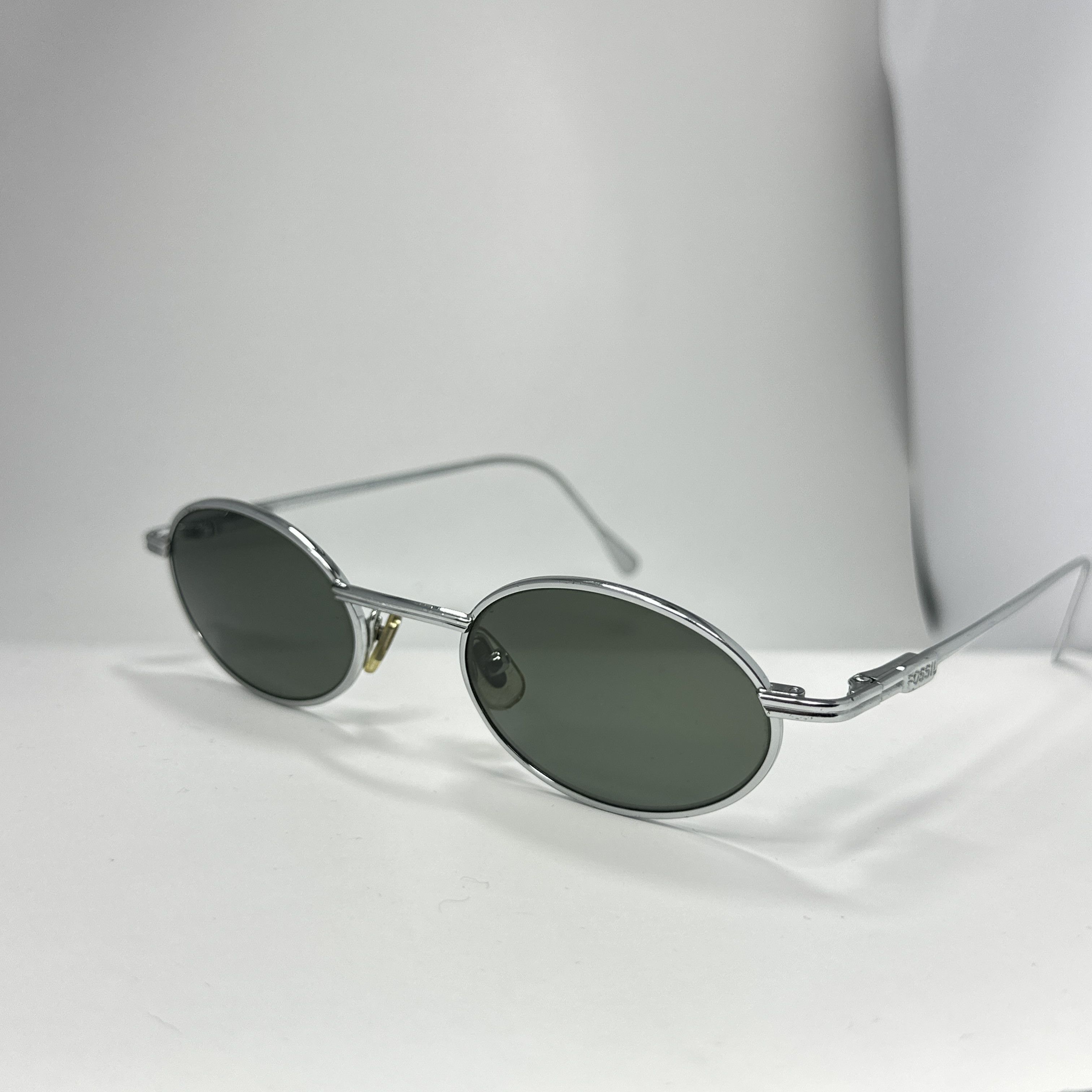 Fossil Vintage Fossil Oval Metal Frame Sunglasses 00s Size ONE SIZE - 2 Thumbnail