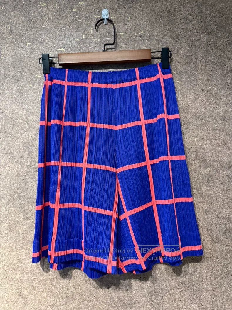 Issey Miyake Issey Miyake size:1 Plaid Shorts Size 22" - 1 Thumbnail