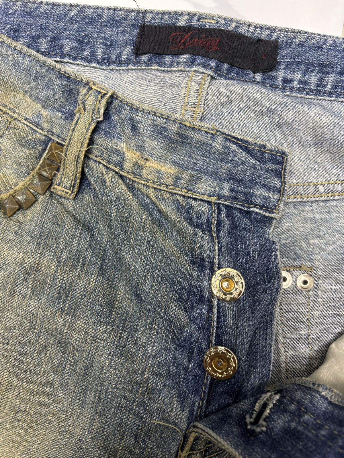 Hysteric Glamour Flare Studded Jeans Hysteric Glamour Style By Daisy Jeans Size US 34 / EU 50 - 10 Thumbnail