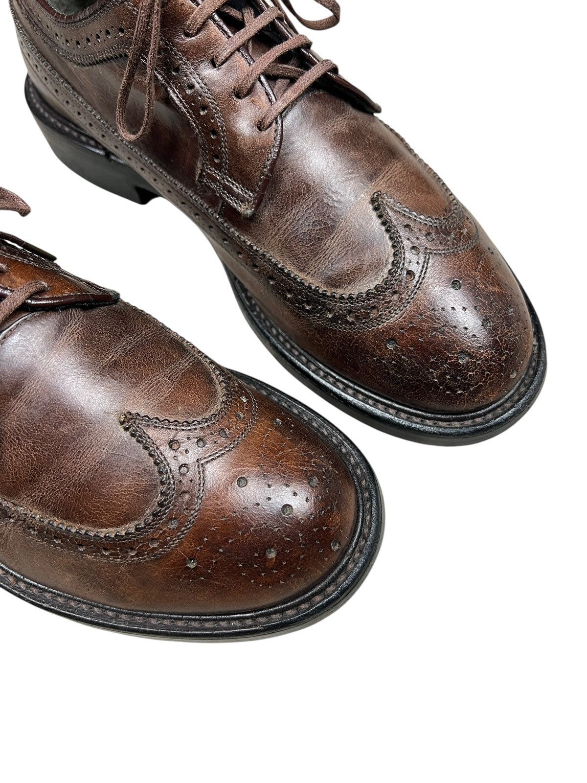 Goretex × Nonnative × REGAL SS12 Nonnative x Regal Dweller Wing Tip Leather Shoe Size US 9 / EU 42 - 8 Thumbnail