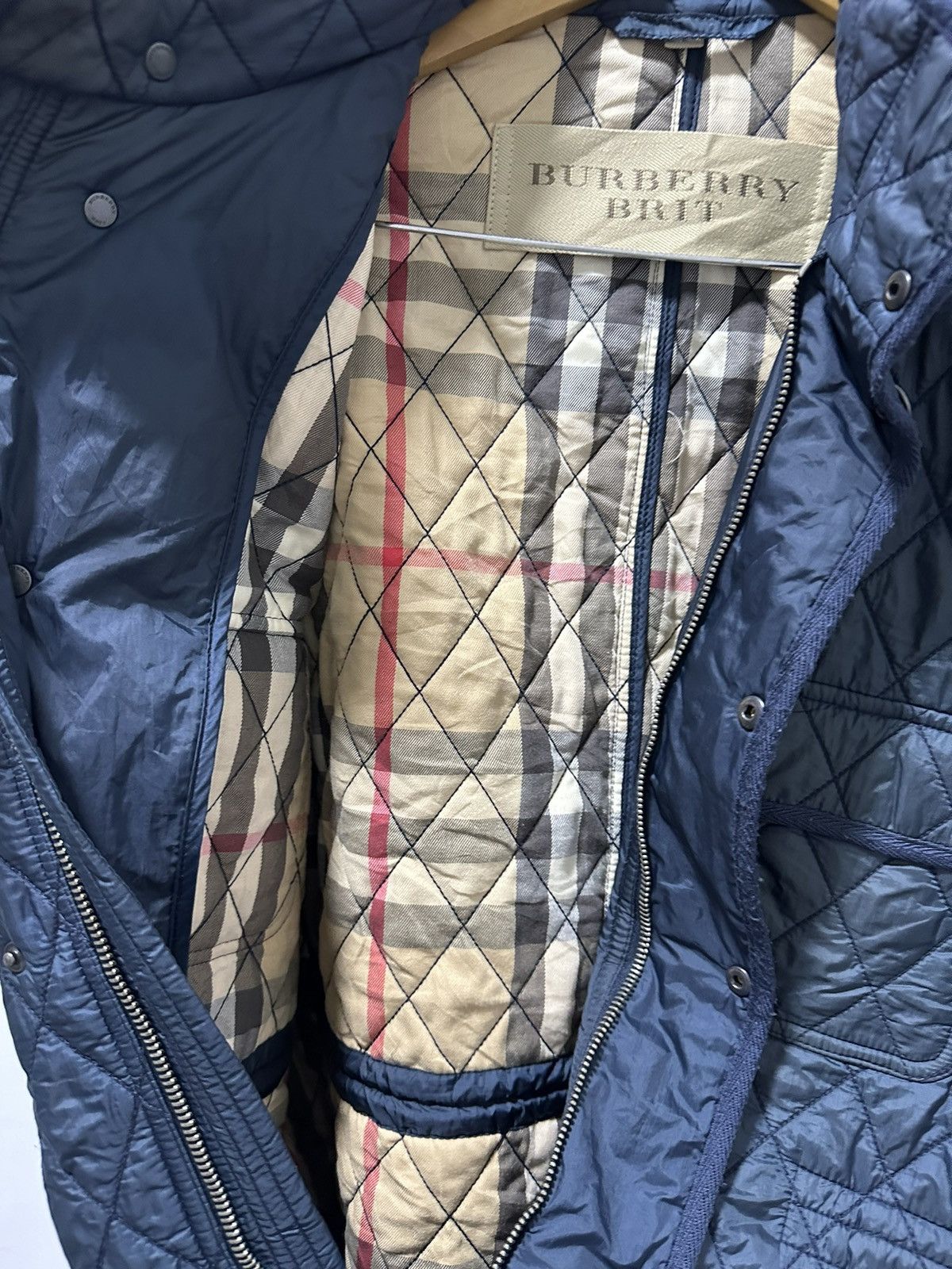 Burberry Burberry Brit Quilted Jacket Design Sun Faded Size US L / EU 52-54 / 3 - 8 Thumbnail