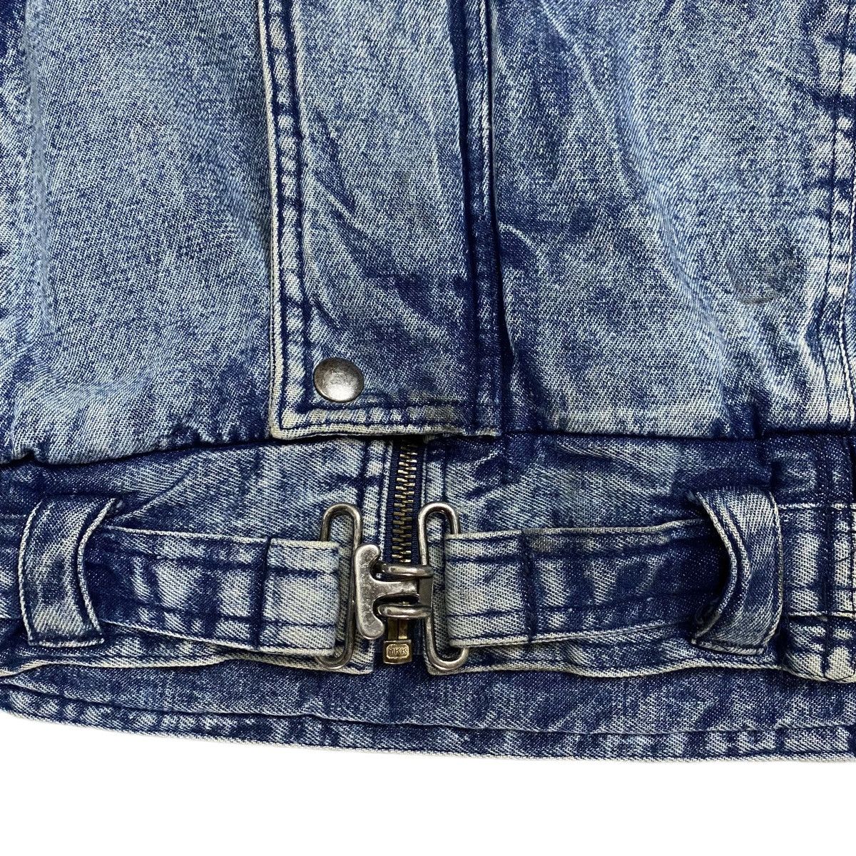 Japanese Brand × Vintage Vintage 80s Gleeman denim bomber jacket Size US L / EU 52-54 / 3 - 15 Thumbnail