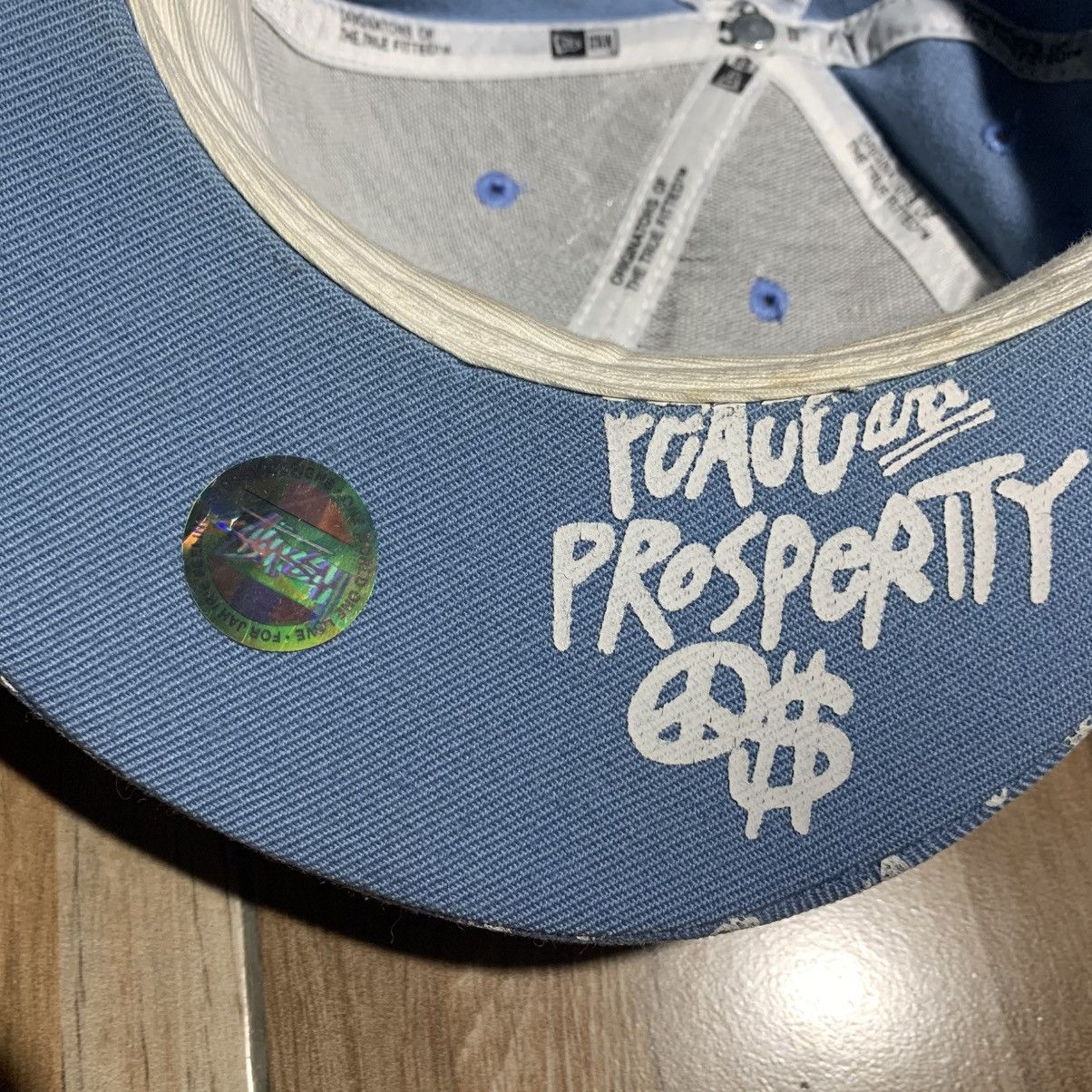 New Era × Stussy Stussy x New Era "Peace And Prosperity" Fitted Cap Size ONE SIZE - 6 Thumbnail