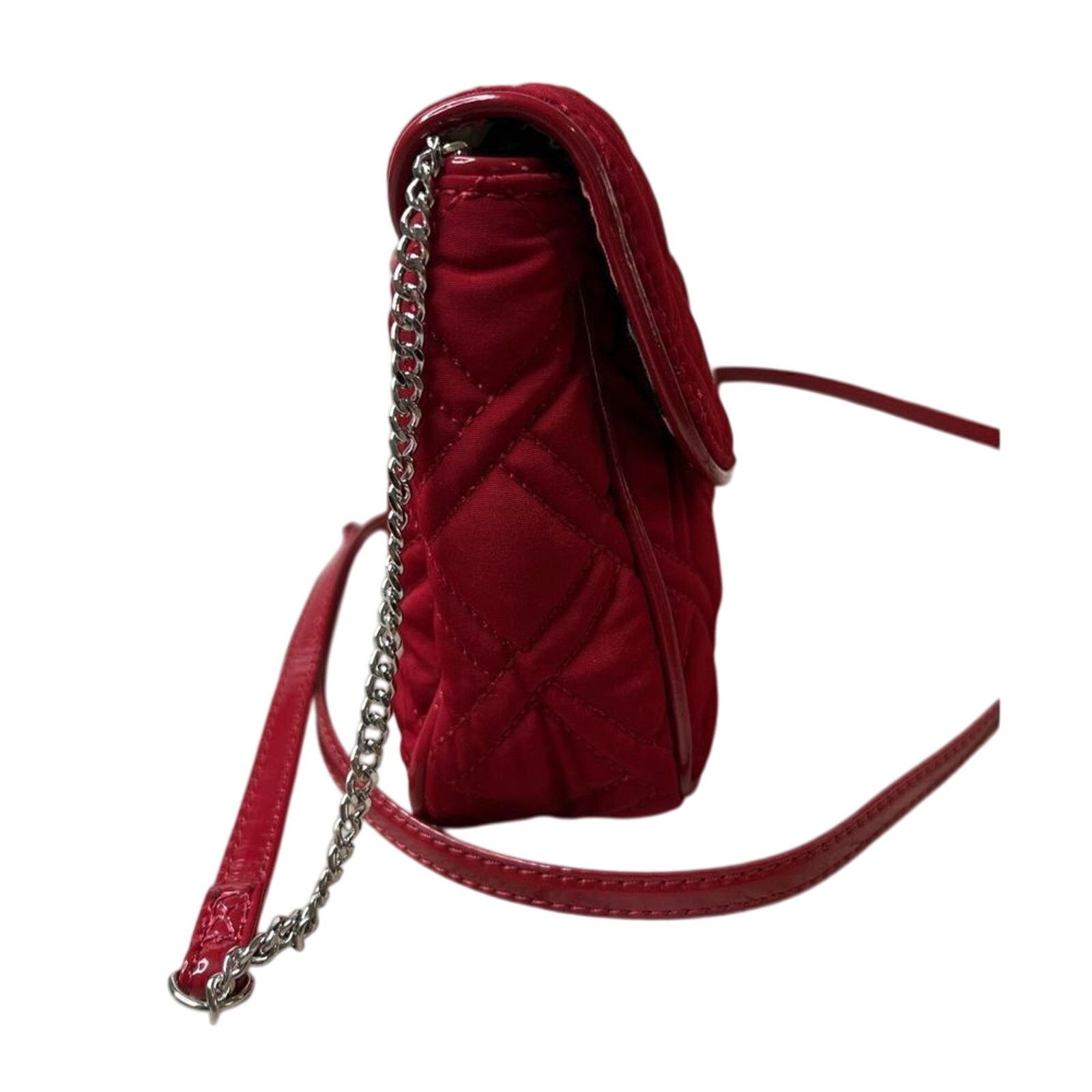 Vera Bradley Vera Bradley Tango Red Microfiber Chain Crossbody Handbag Size ONE SIZE - 6 Thumbnail