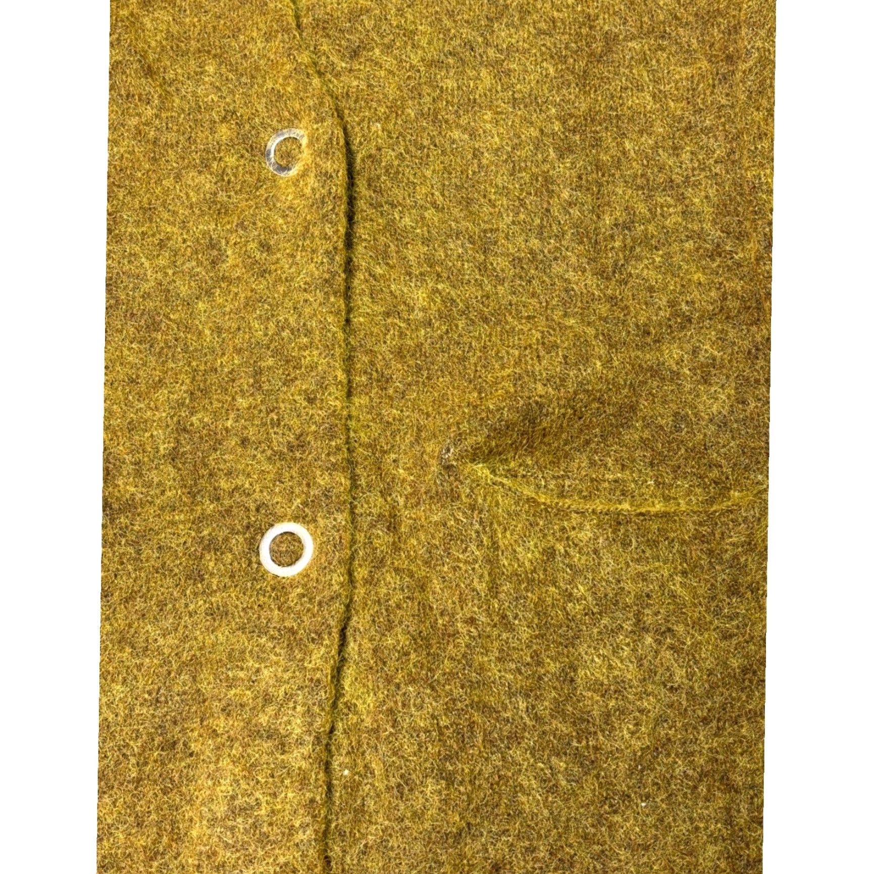 Zara Zara Knit Cardigan Sweater Women S Mohair Blend Mustard Yellow Long Sleeve Button Front Pockets Green Size S / US 4 / IT 40 - 3 Thumbnail