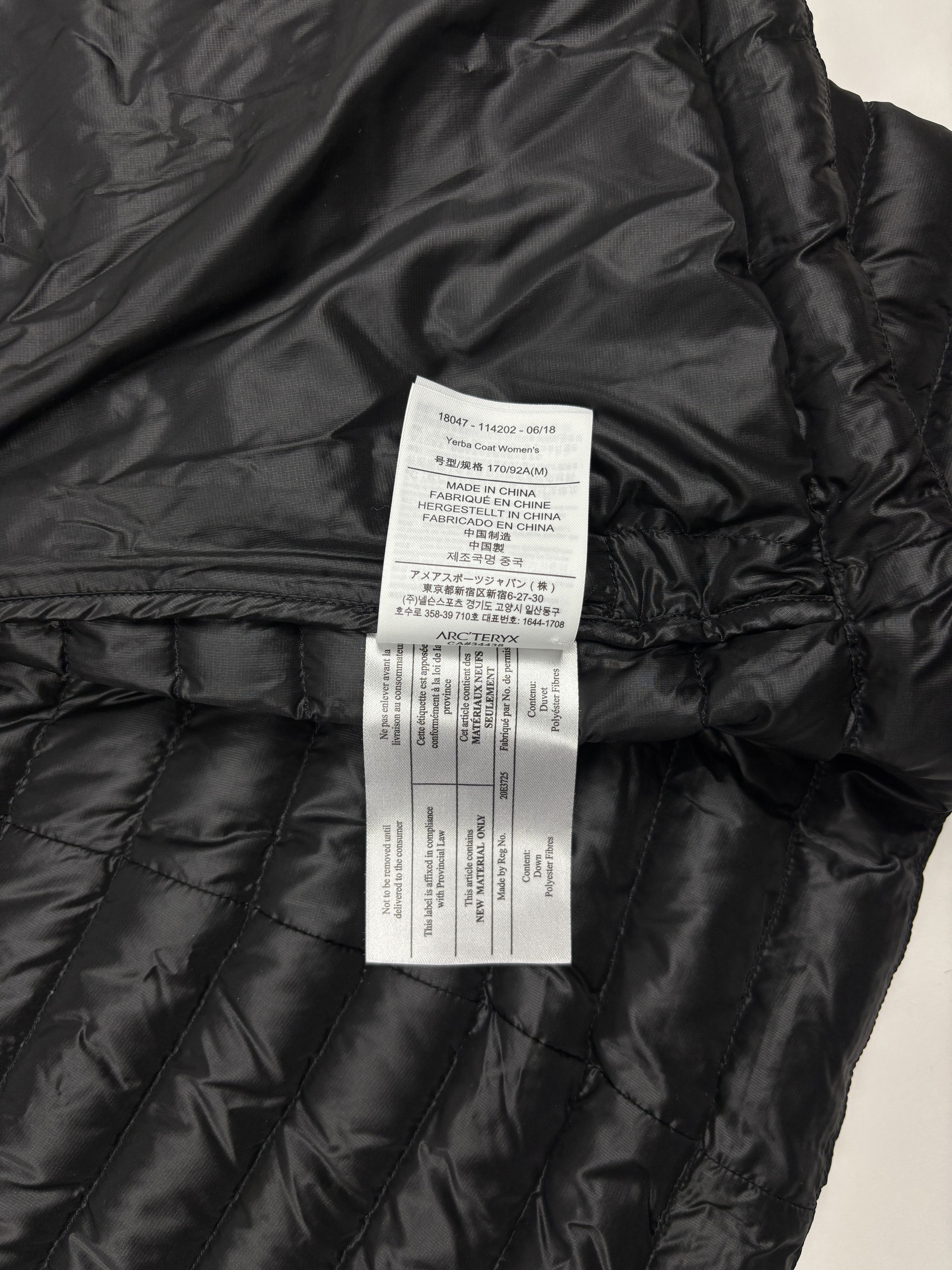 Arc'teryx Arc'teryx Women's Yerba Jacket Coat Puffer Black Size M / US 6-8 / IT 42-44 - 4 Thumbnail