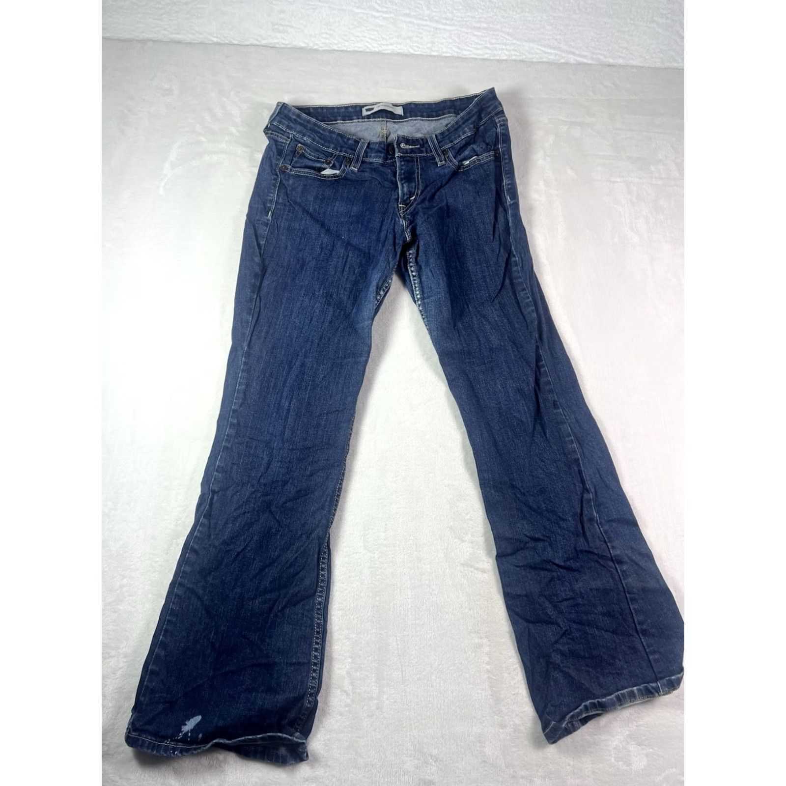 Levi's Levi's 518 Jeans Women's 29x30 Blue Medium Wash Bootcut Slim Regular Size 29" - 2 Thumbnail