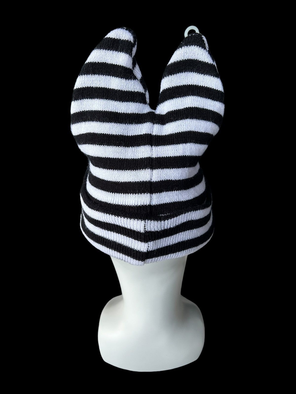Japanese Brand × Kapital × Vintage Devil Horn Japanese Stripe Rare Beanie Hats☠️☠️ Size ONE SIZE - 4 Thumbnail
