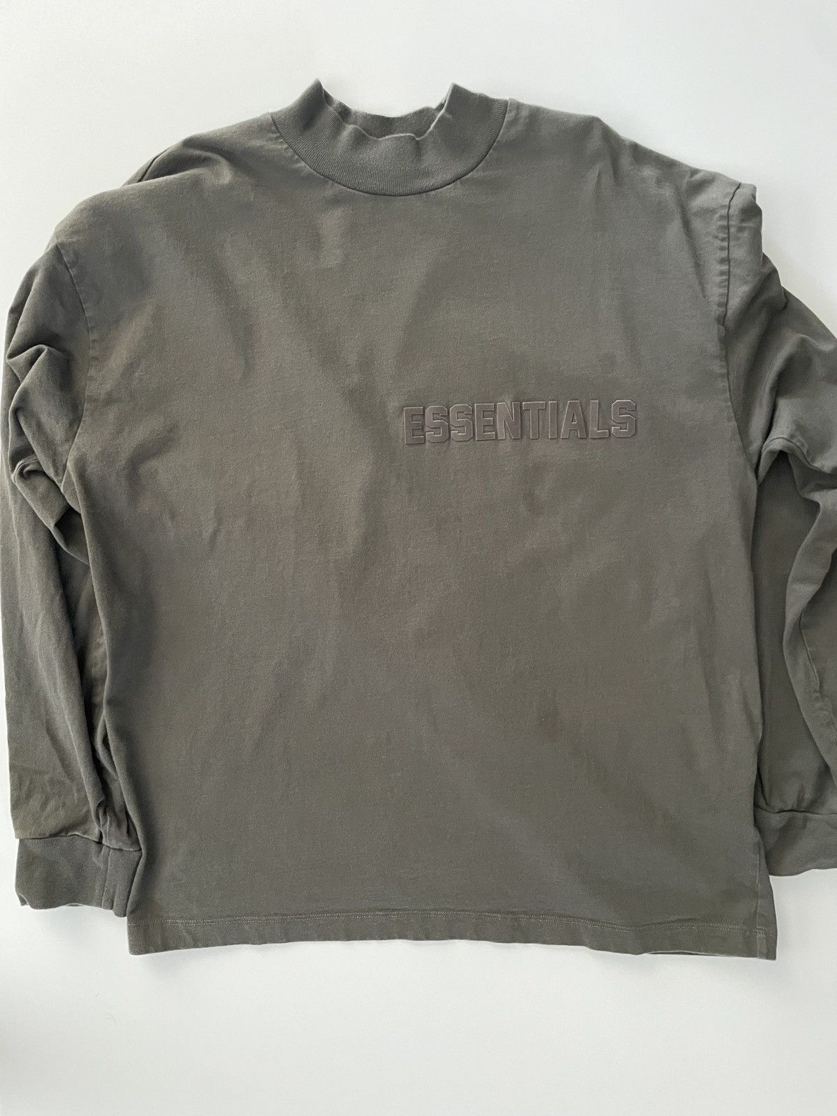 Essentials × Fear of God Fear of God Essentials Long Sleeve T-Shit Mock Neck Green Size US M / EU 48-50 / 2 - 1 Thumbnail