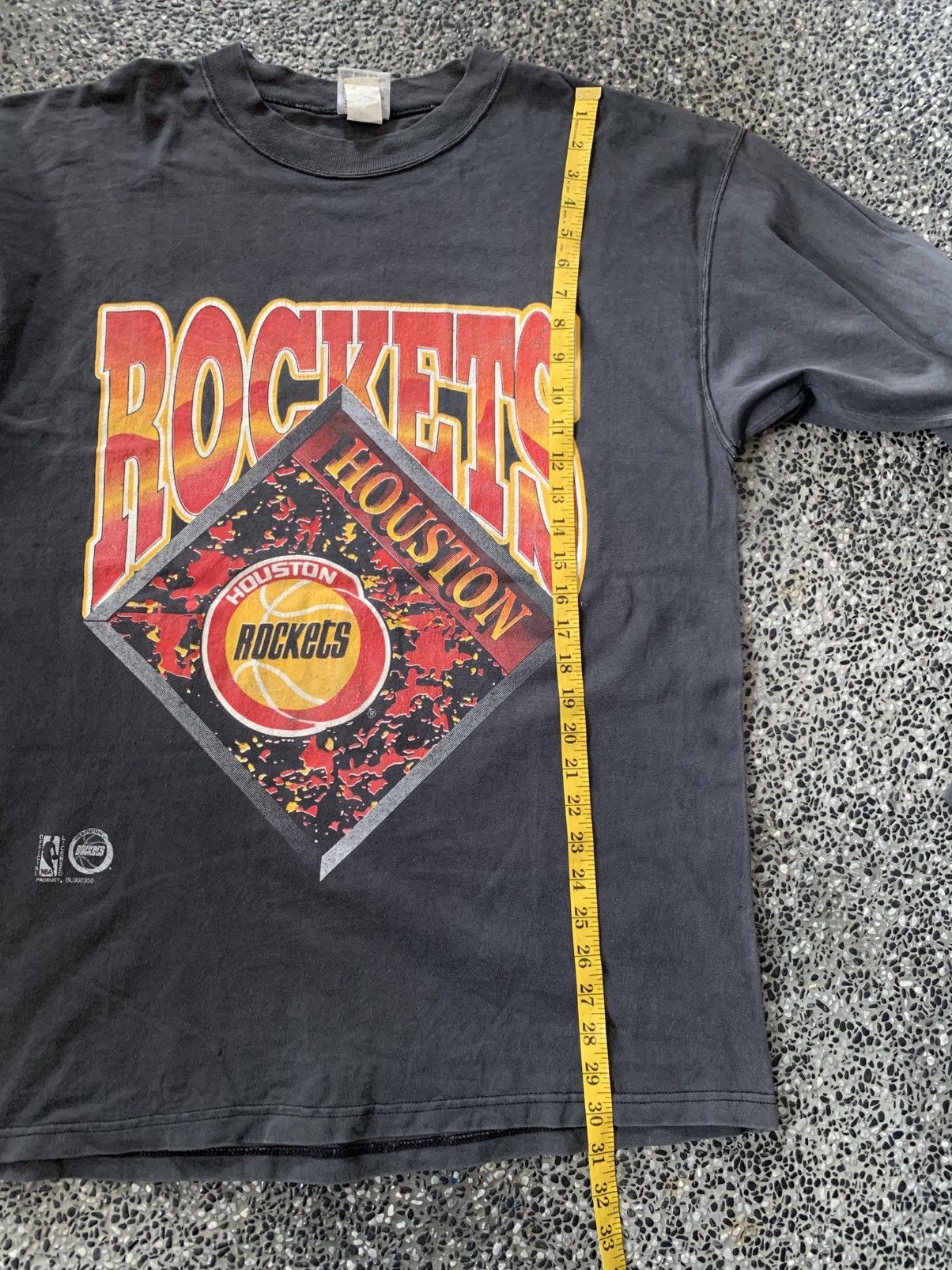 NBA Vintage Houston Rockets Basketball Team T shirt Size US XL / EU 56 / 4 - 11 Thumbnail