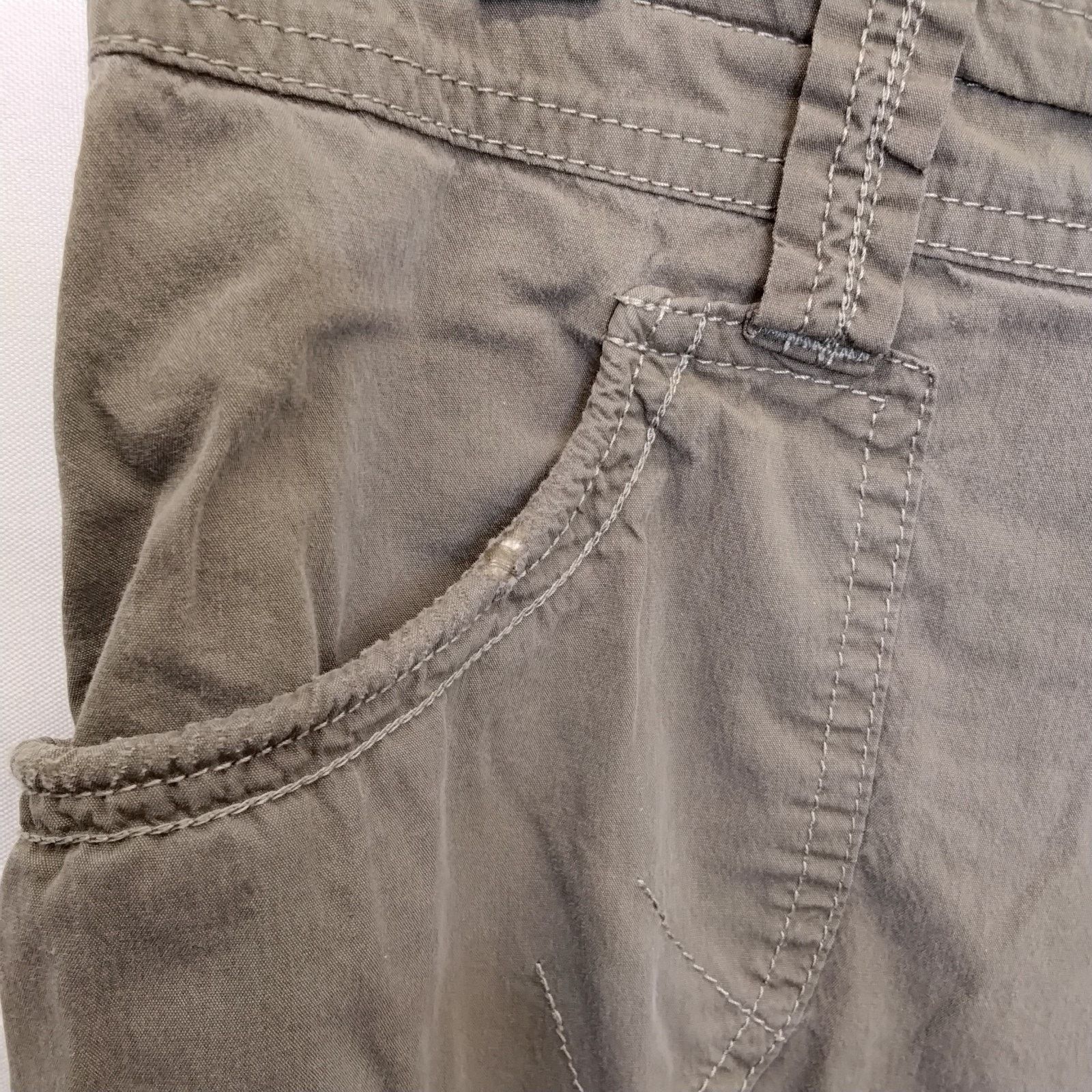 Kuhl Kuhl Hiking Pants Women's 10 (31x31) Army Green Rouching Size 32" / US 10 / IT 46 - 5 Thumbnail