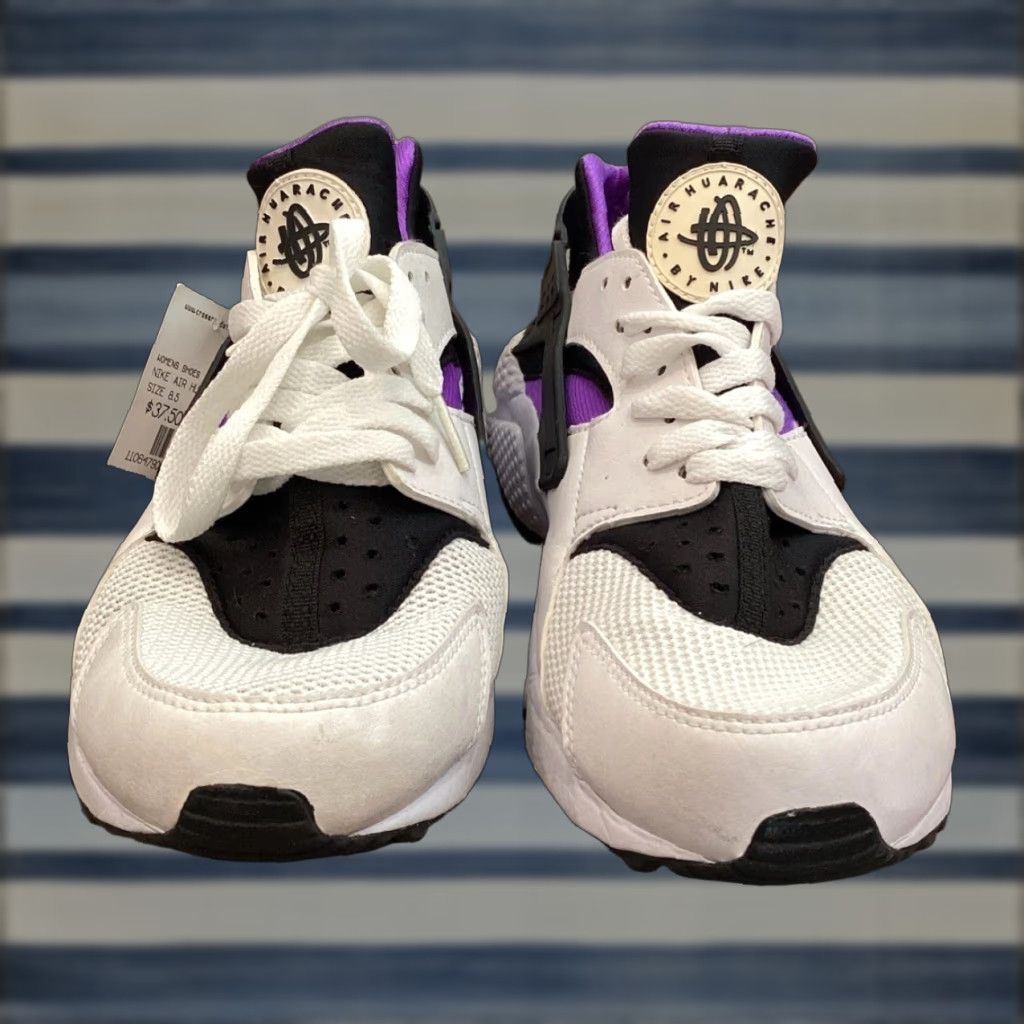 Nike WOMEN'S Nike Air Huarache 91 QS Sneaker UK 7.5 Purple Athletic 2017 Size US 7.5 / IT 37.5 - 1 Thumbnail