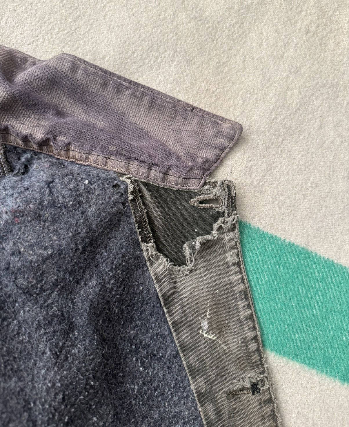 Carhartt Carhartt Chore Coat Boro Patchwork Distressed Thrashed Size US XXL / EU 58 / 5 - 22 Thumbnail