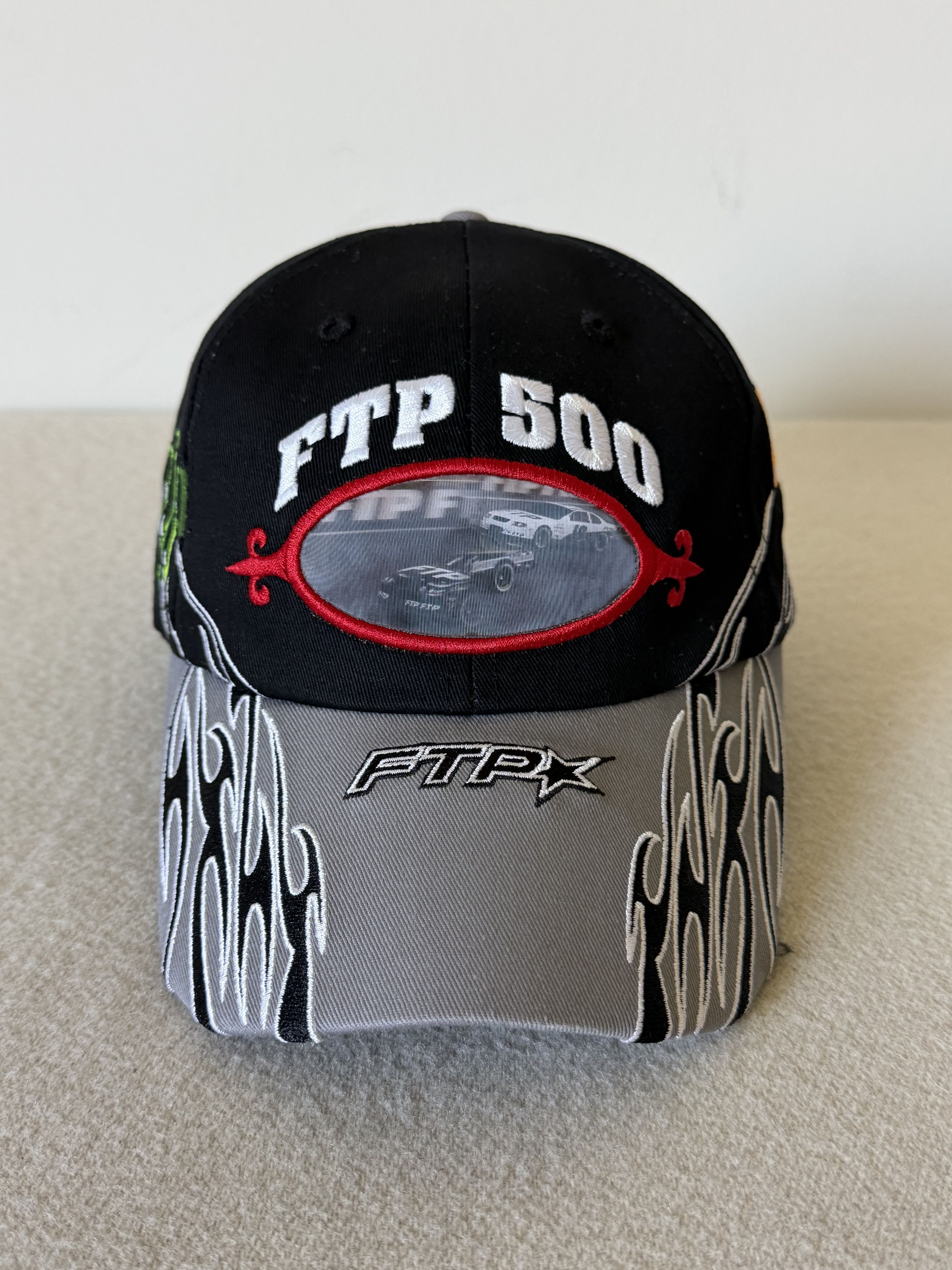 Fuck The Population FTP Raceway 6 Panel Hat in Black Size ONE SIZE - 1 Thumbnail