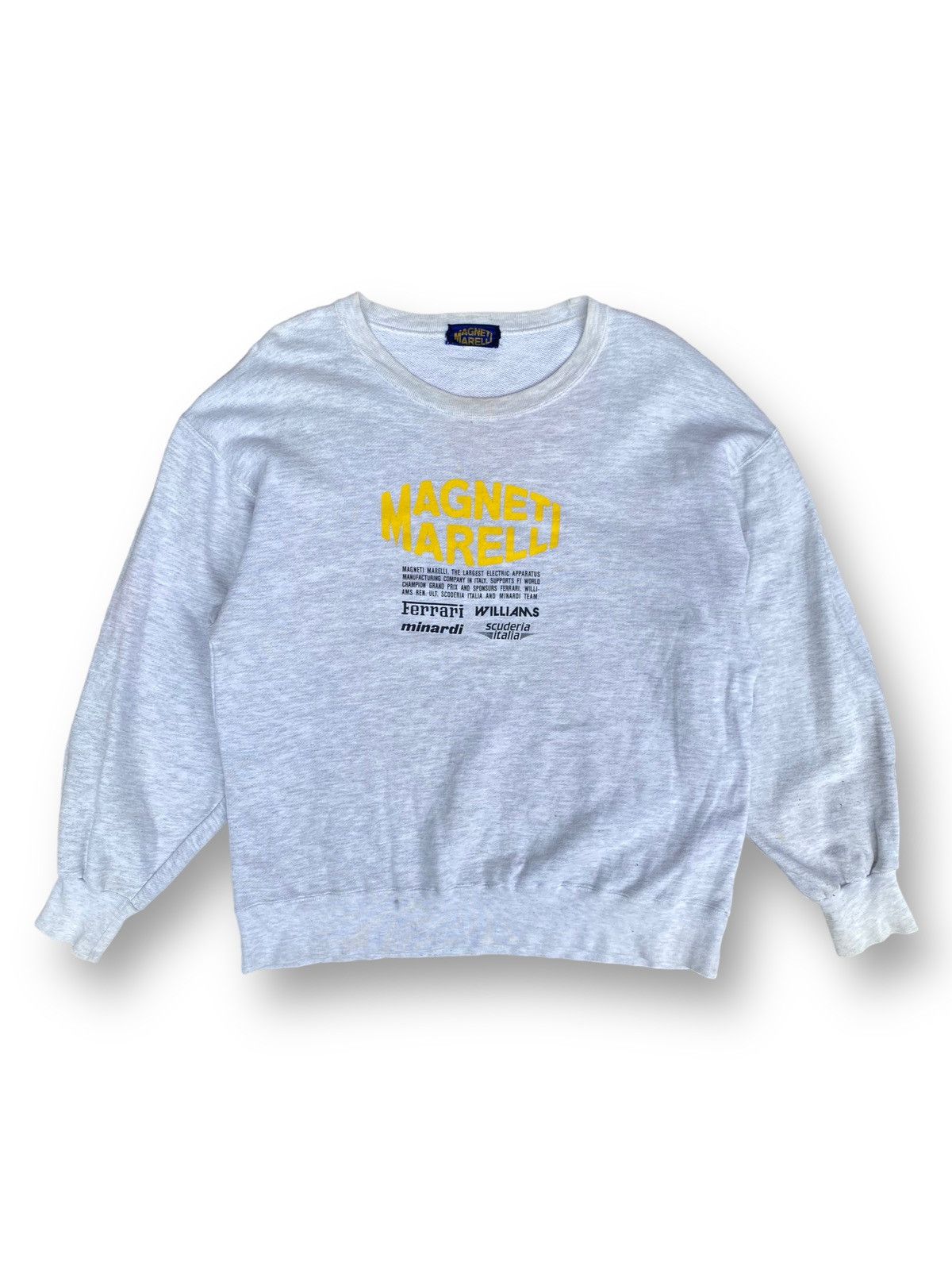 Ferrari × Sports Specialties Vintage Magneti Marelli Ferrari Sweatshirt. #B9 Size US XL / EU 56 / 4 - 1 Thumbnail