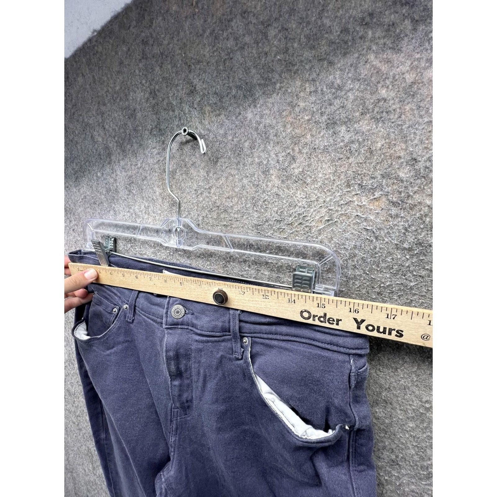 Levi's Levi's 505 Jeans Mens 32x30 Blue Regular Fit Straight Denim Dark Wash Casual Size US 31 - 5 Thumbnail