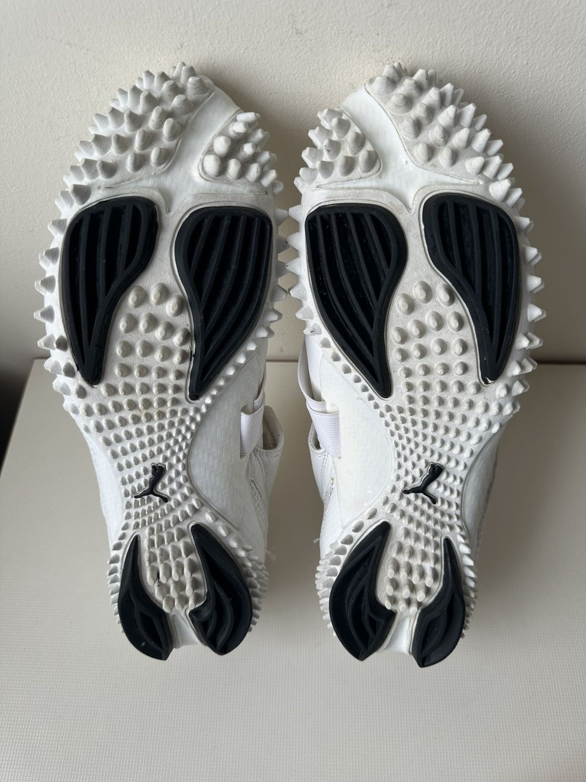 Puma Puma Ur Mostro (2004) white leather archive spike sole shoes Size US 8 / EU 41 - 7 Thumbnail