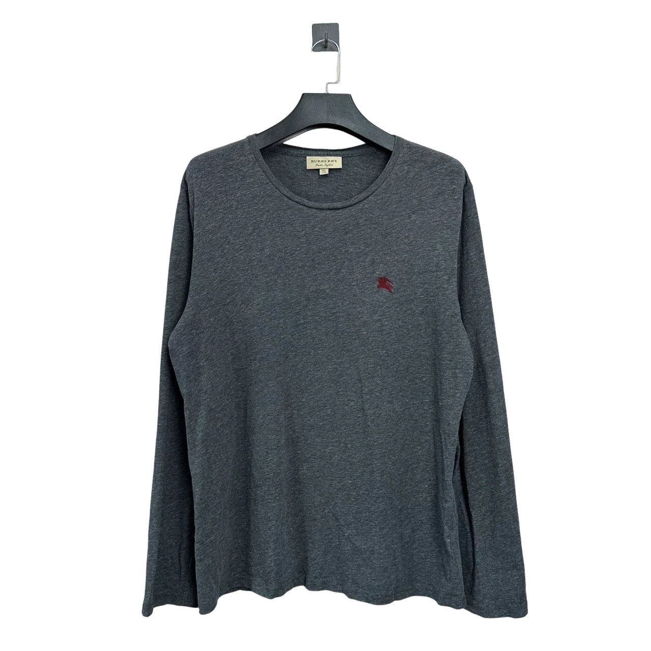 Burberry Burberry Gray Logo Long Sleeve T-Shirt Size XXL Size US XXL / EU 58 / 5 - 1 Thumbnail