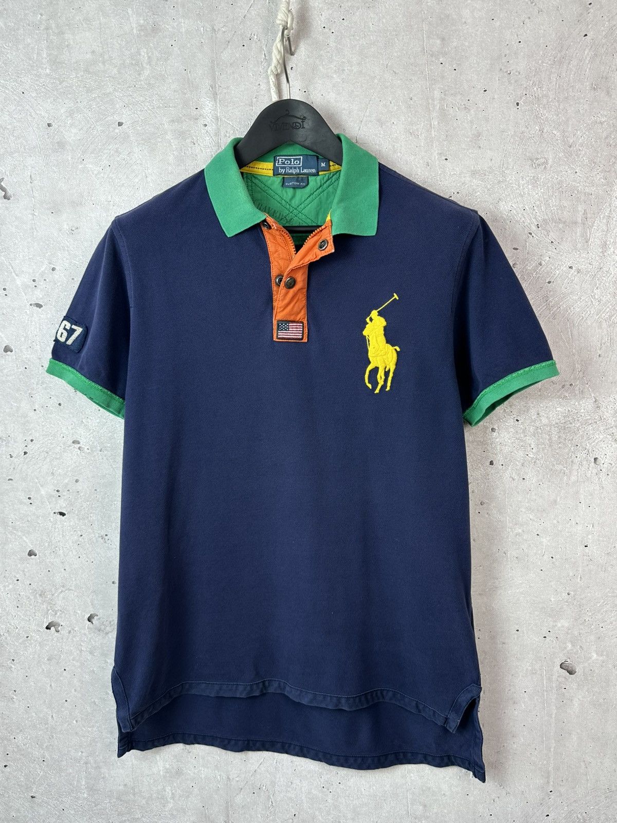 Polo Ralph Lauren Vintage Ralph Lauren Custom Fit Quarter Zip Men’s Polo Size US M / EU 48-50 / 2 - 1 Thumbnail