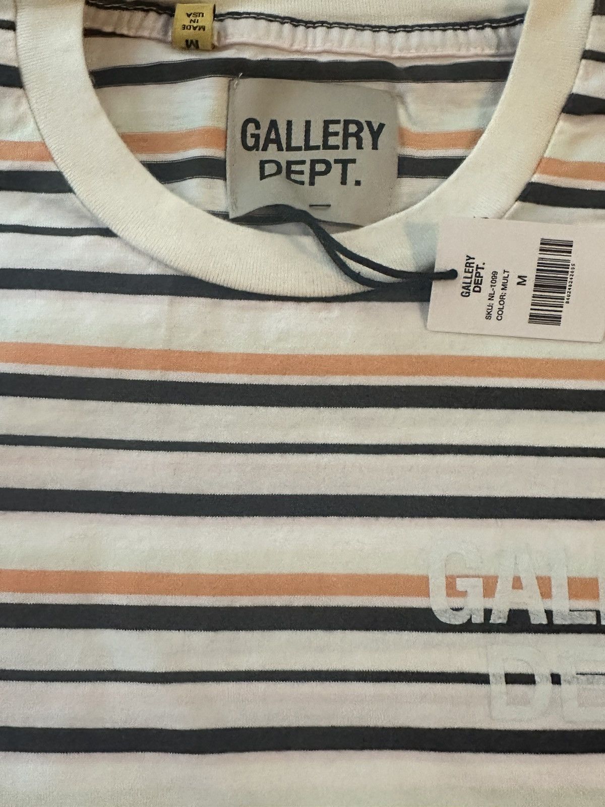 Gallery Dept. Gallery Dept Artsy Strip Tee Shirt M Size US M / EU 48-50 / 2 - 3 Thumbnail