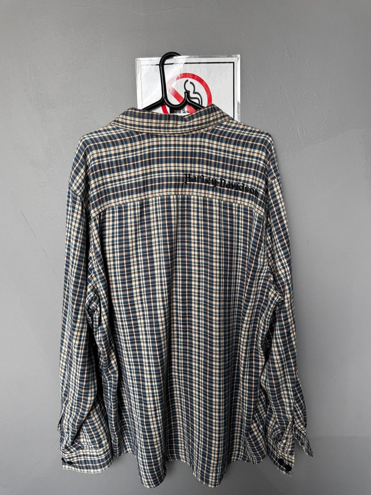 Harley Davidson Crazy Vintage Y2K Harley Davidson flannel Size US XL / EU 56 / 4 - 5 Thumbnail