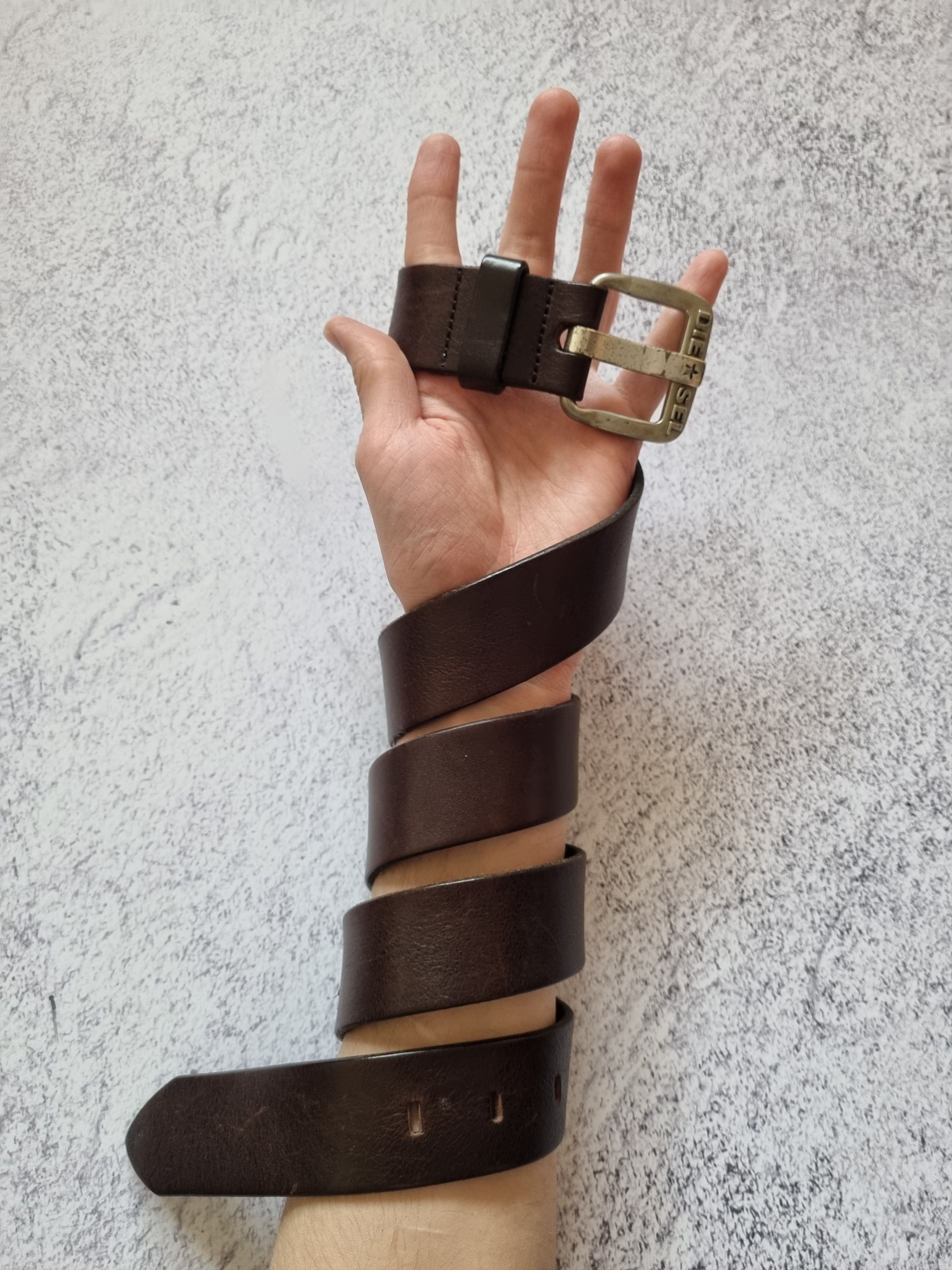 Diesel Vintage Diesel Genuine Leather Belt Avant Garde Size ONE SIZE - 1 Thumbnail