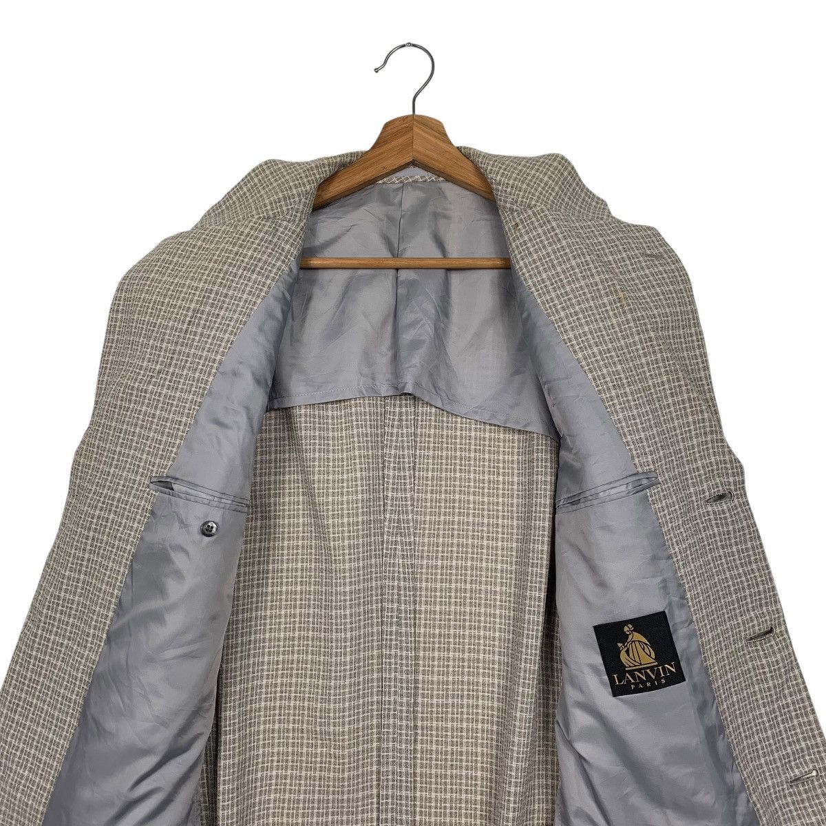 Lanvin Lanvin Checkered Casual Blazer Jacket Size US M / EU 48-50 / 2 - 12 Thumbnail