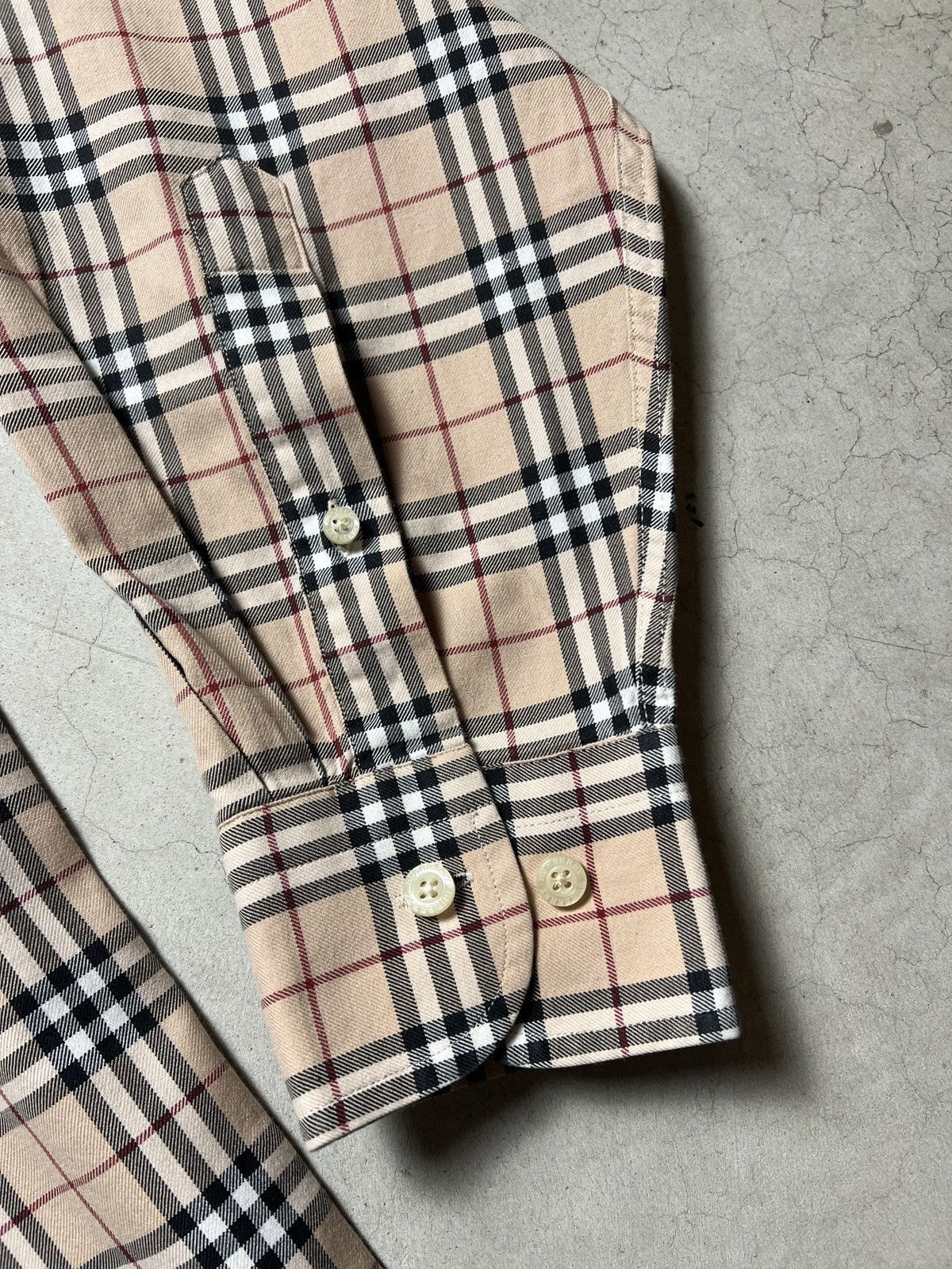 Burberry Burberry Vintage Checkered Shirt Size US L / EU 52-54 / 3 - 4 Thumbnail