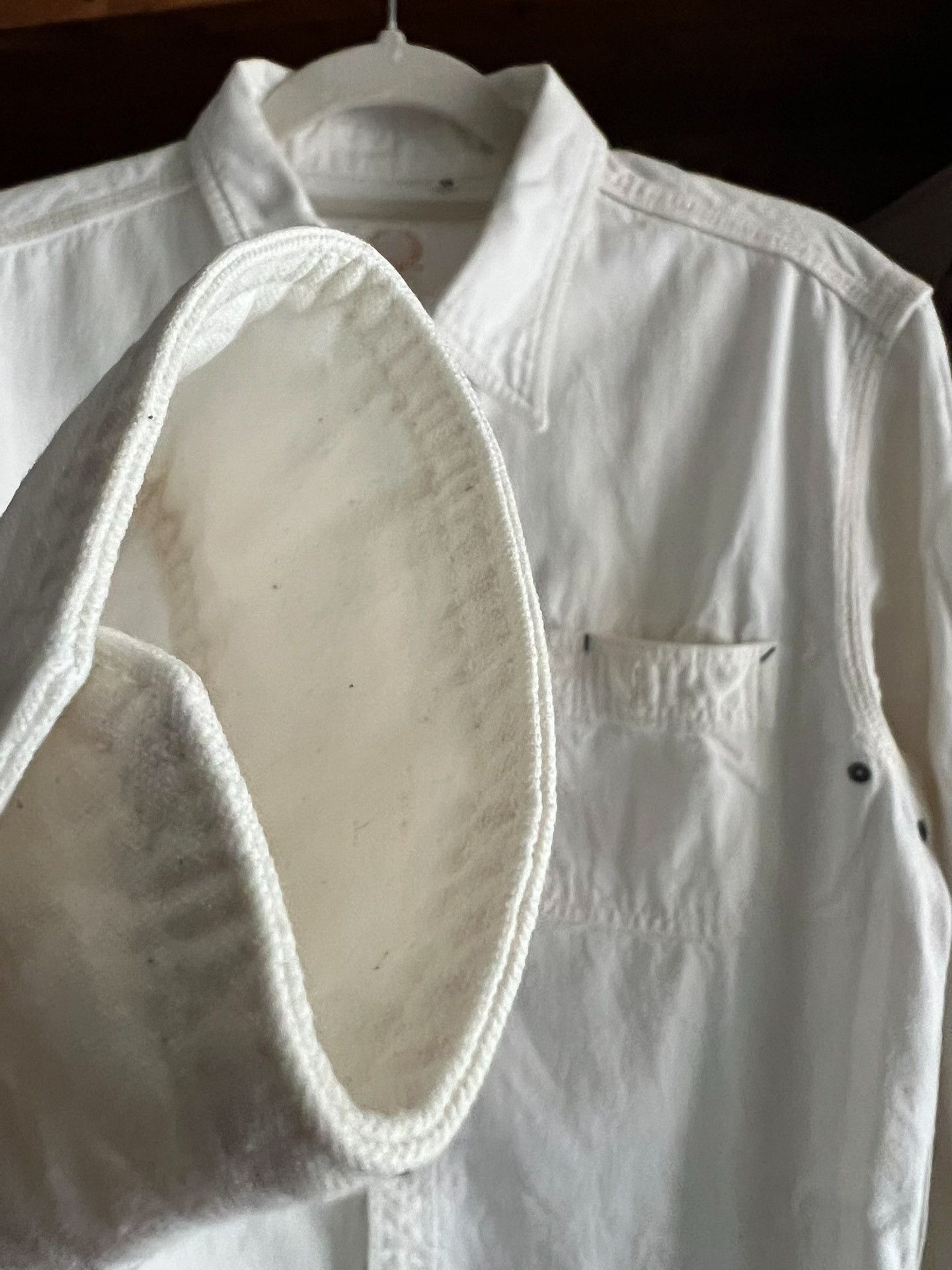 The Flat Head Flat Herd 20th Anniv White Work Shirt Size US M / EU 48-50 / 2 - 4 Thumbnail