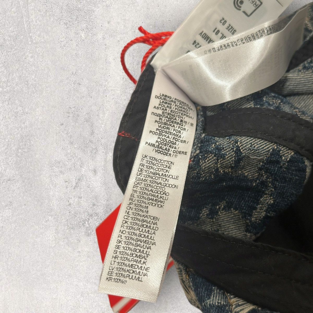 Diesel Diesel Library Distressed Cap Size ONE SIZE - 10 Thumbnail