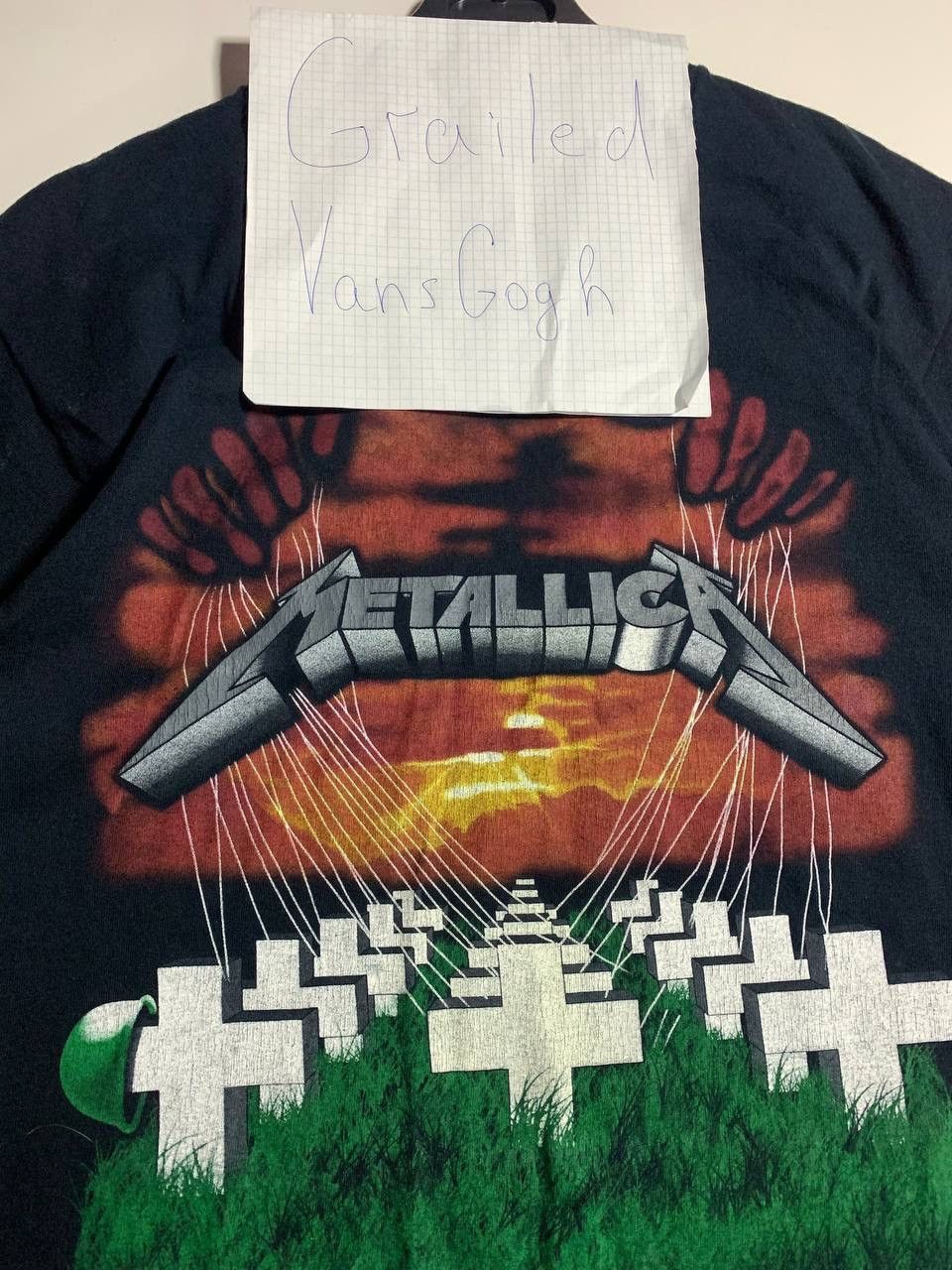 Band Tees × Metallica × Vintage Metallica Master Of Puppets Graphic Band Tee Size US L / EU 52-54 / 3 - 2 Thumbnail