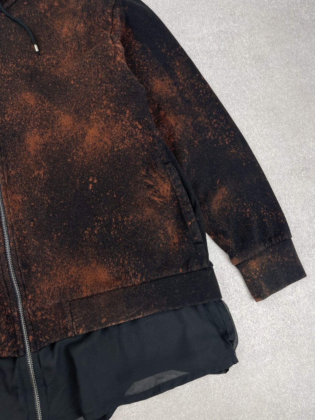 Allsaints Allsaints Custom Tie Dye Cotton Hoody Sweat Size L Size L / US 10 / IT 46 - 2 Thumbnail