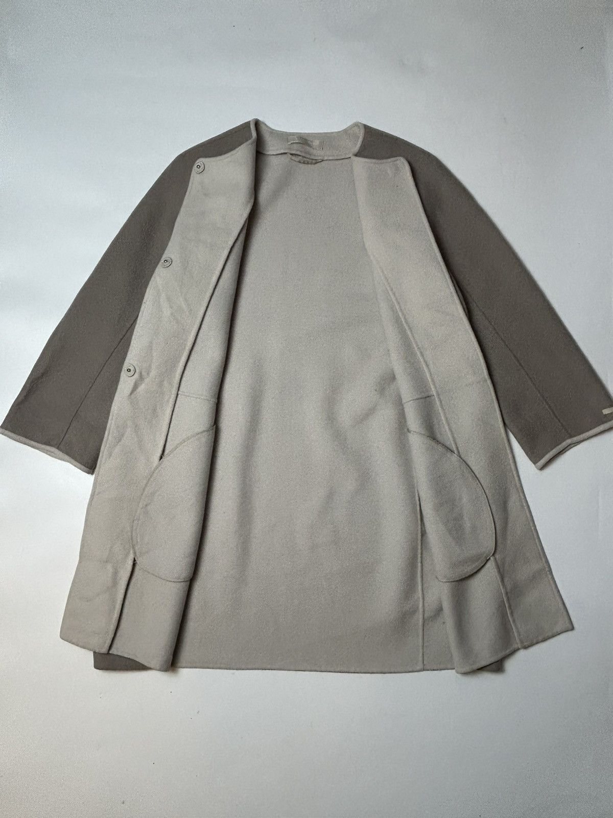 Designer × Max Mara MAX MARA WOOL LONG COAT Size S / US 4 / IT 40 - 2 Thumbnail