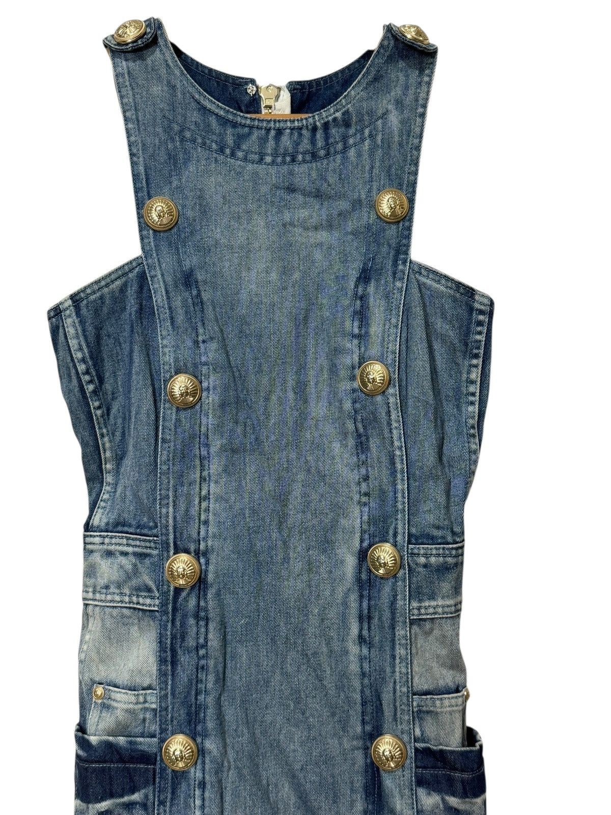 Balmain Balmain mini denim dress Size ONE SIZE - 2 Thumbnail