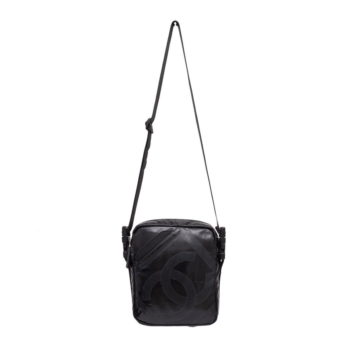 Chanel CHANEL 2006/08 Black Sport Line CC Logo Crossbody Bag RARE Size ONE SIZE - 2 Thumbnail