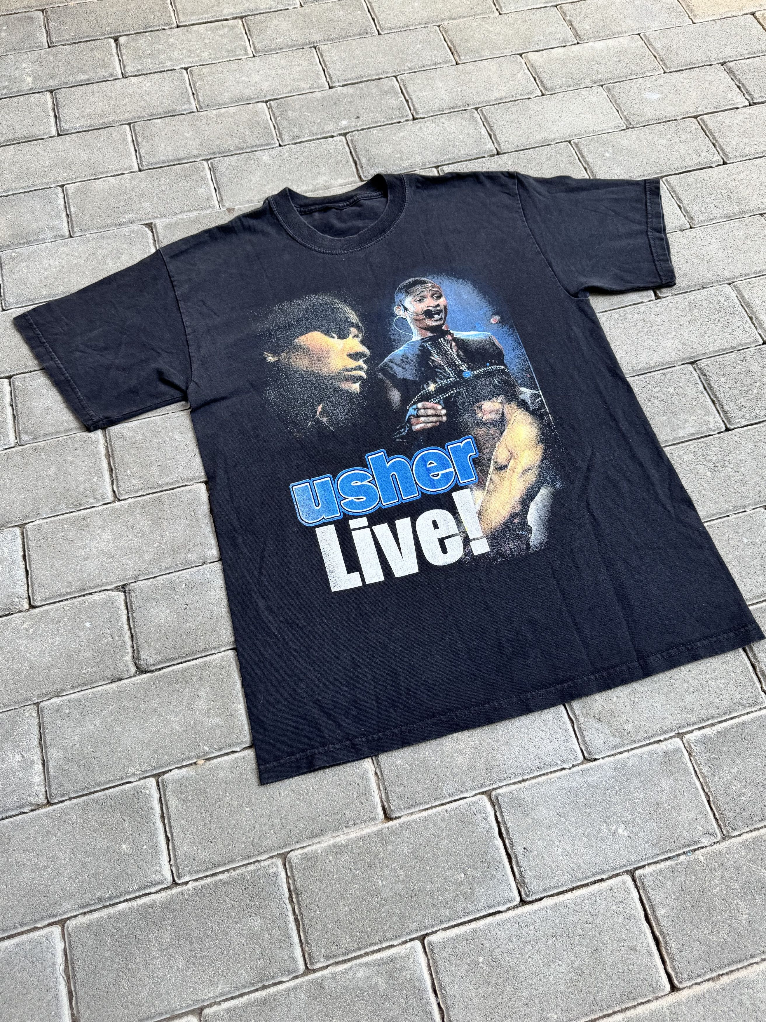Vintage Usher Concert Tour T Shirt Kanye West Vintage 2004 Size US L / EU 52-54 / 3 - 5 Thumbnail