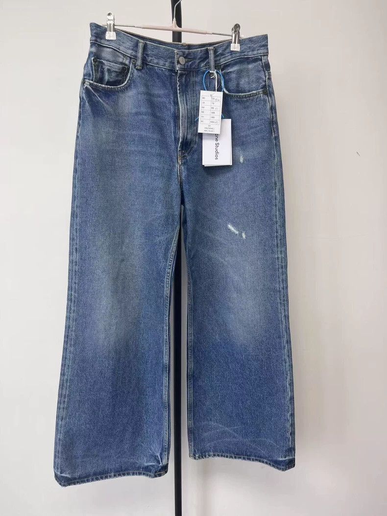 Acne Studios High-Waist Wide-Leg Jeans
