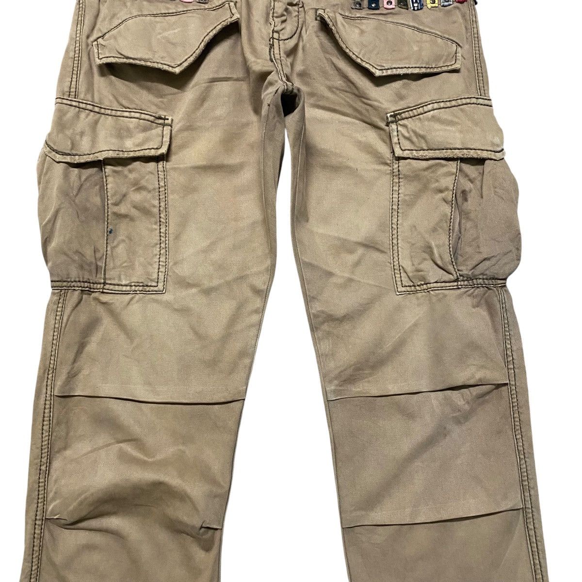 JACKROSE JACK ROSE Double Waist Cargo Pants Distressed Size US 32 / EU 48 - 7 Thumbnail