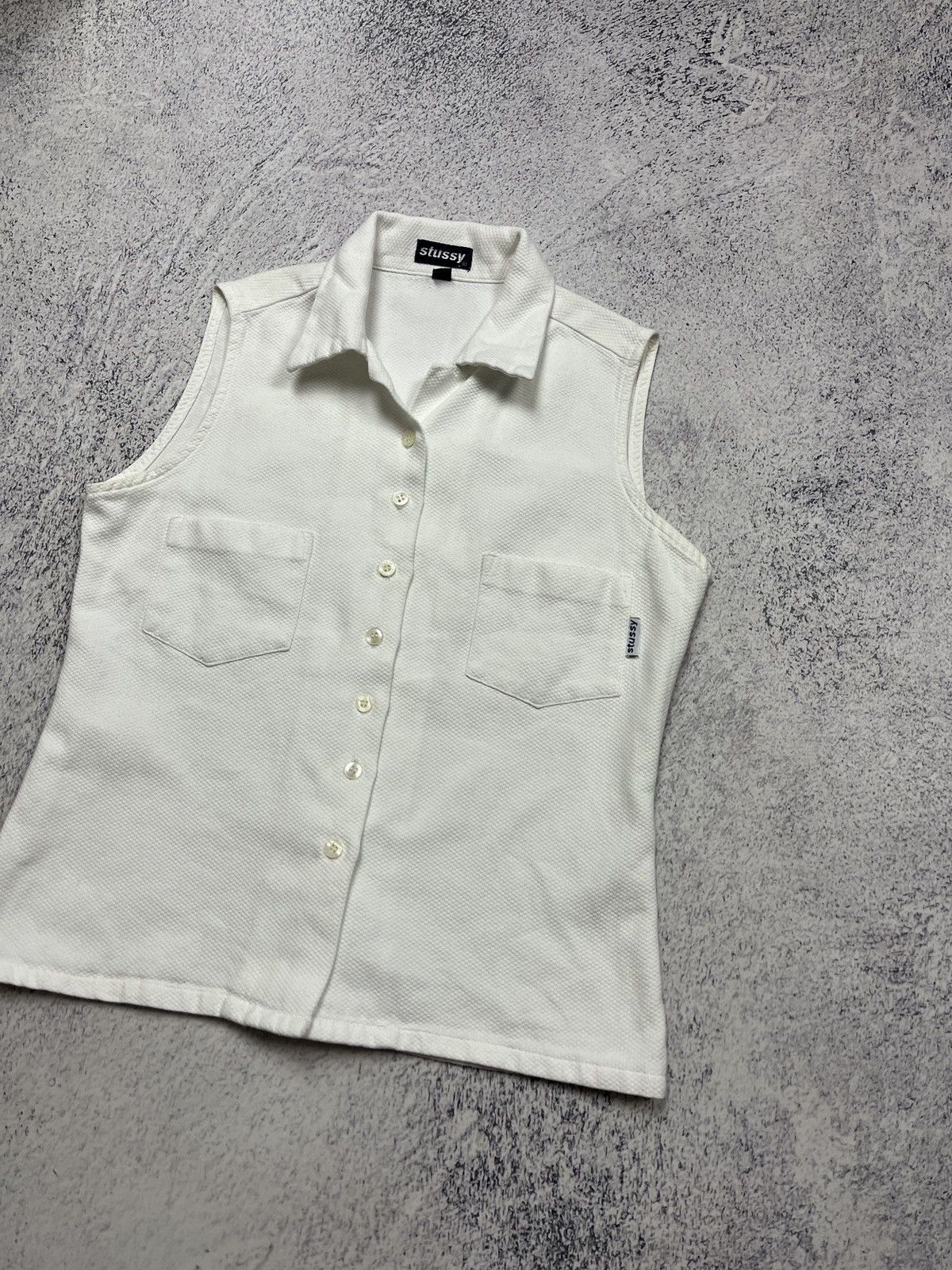 Stussy Vintage 90’ Stussy Sleeveless Jacket Vest Rare Hype Y2k USA Size M / US 6-8 / IT 42-44 - 3 Thumbnail
