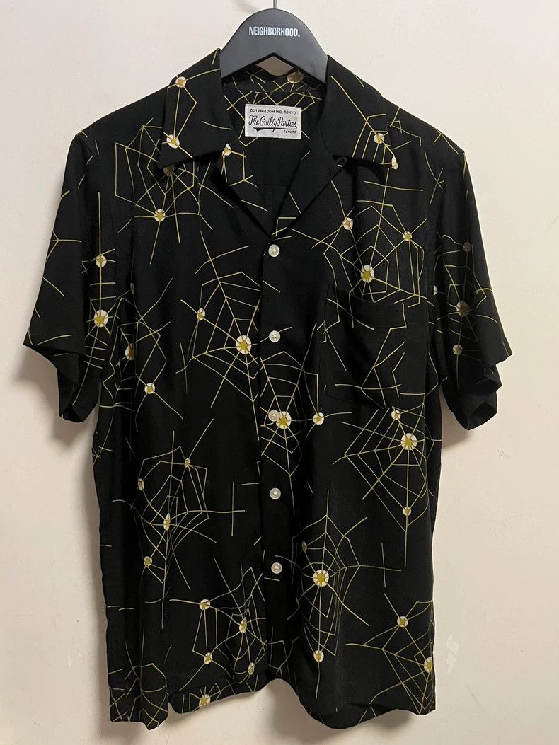 トップス WACKO MARIA Spider Pattern Print Shirt トップス WACKO MARIA Spider Pattern Print Shirt WACKO MARIA