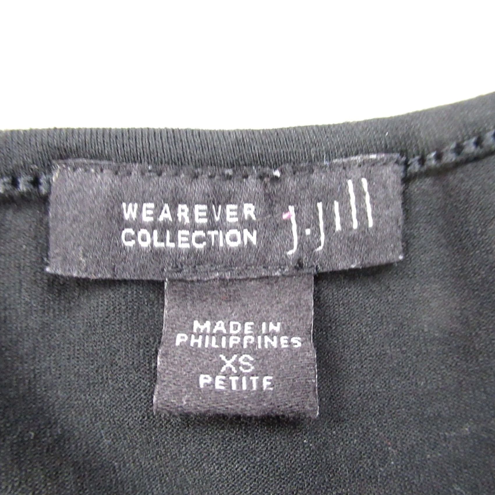 J. Jill J Jill Dress Womens XS Petite Sleeveless Lightweight Pullover Black Casual Dress Size XS / US 0-2 / IT 36-38 - 3 Thumbnail