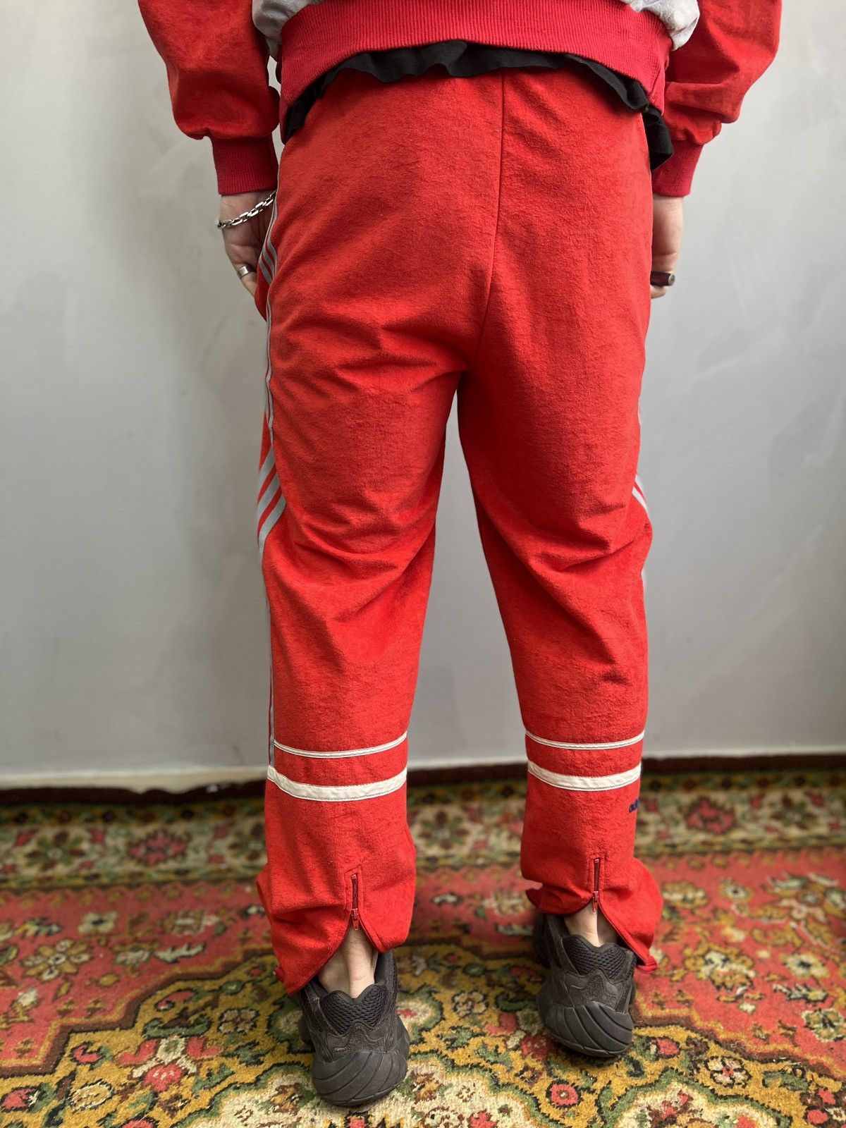 Adidas × Vintage Vintage France Adidas retro trackSUIT velour Jacket+pants Size US M / EU 48-50 / 2 - 5 Thumbnail