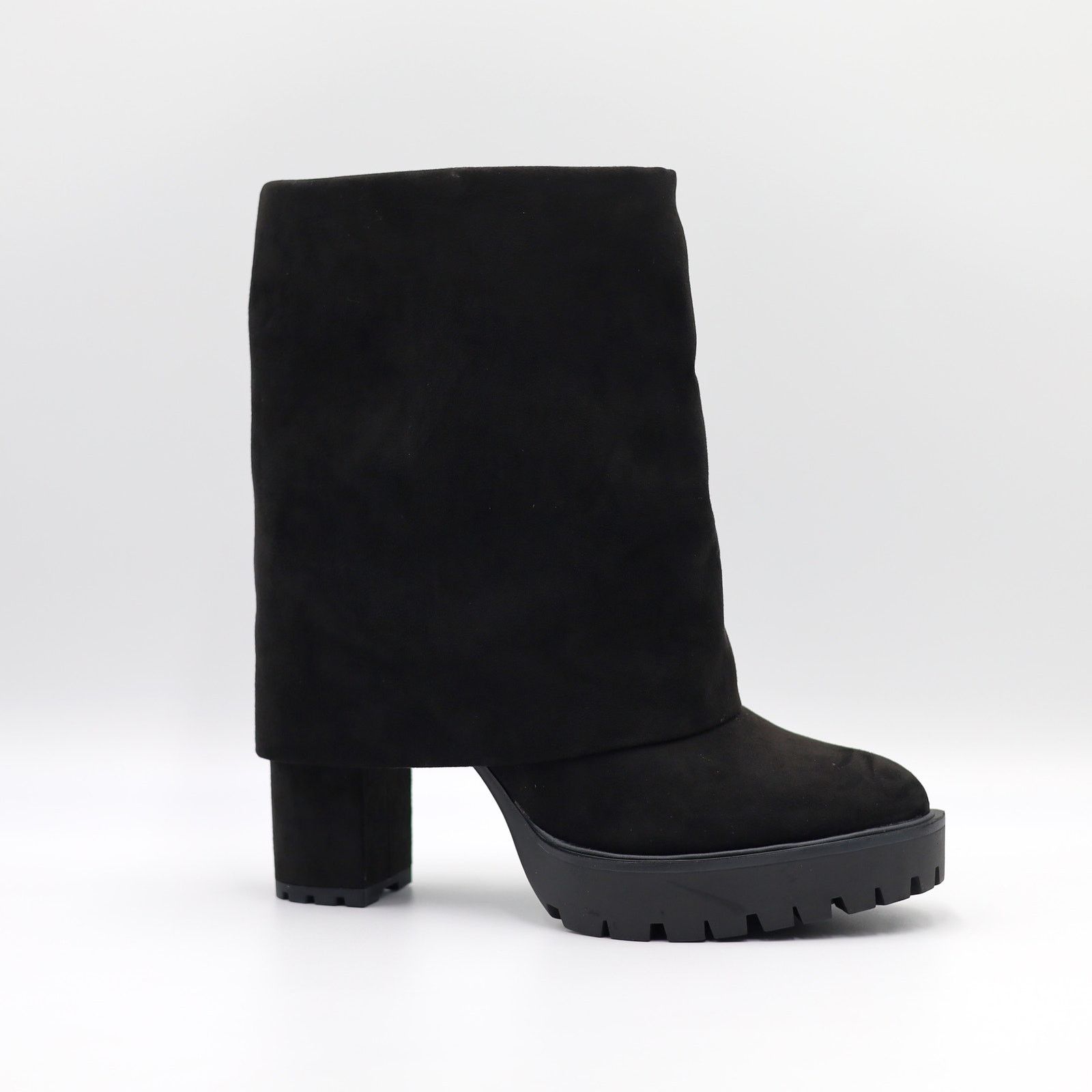 The Unbranded Brand I.N.C. Int Concepts Women Black Cuffed Dress Booties Size 8M Size US 8 / IT 38 - 1 Thumbnail
