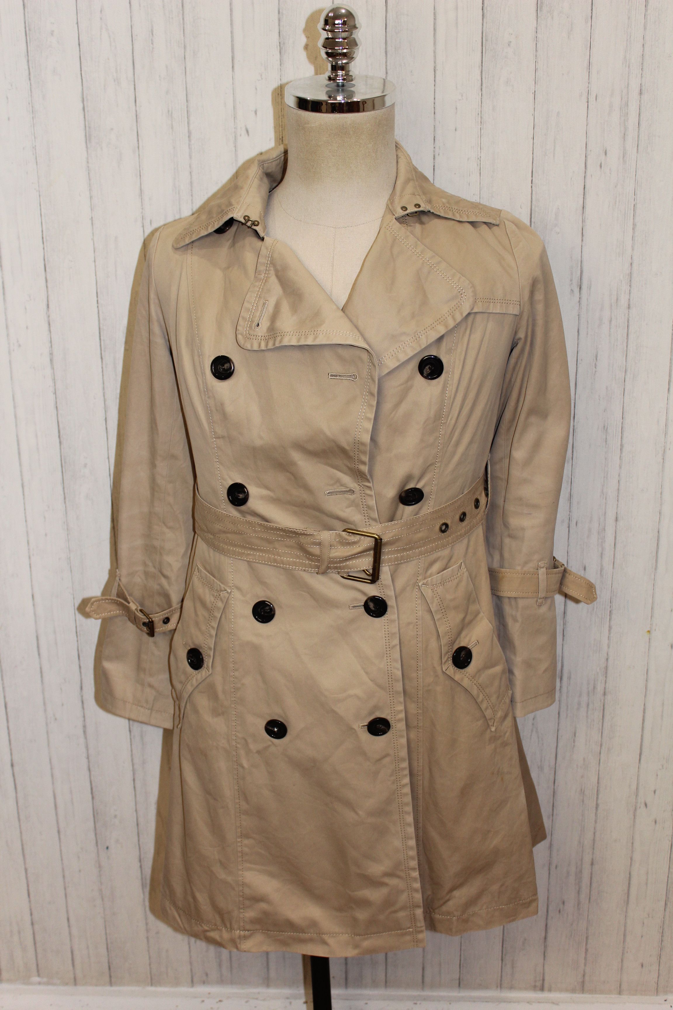 Burberry WOMEN'S BURBERRY Vintage Trench Coat Size M/L Size S / US 4 / IT 40 - 3 Thumbnail
