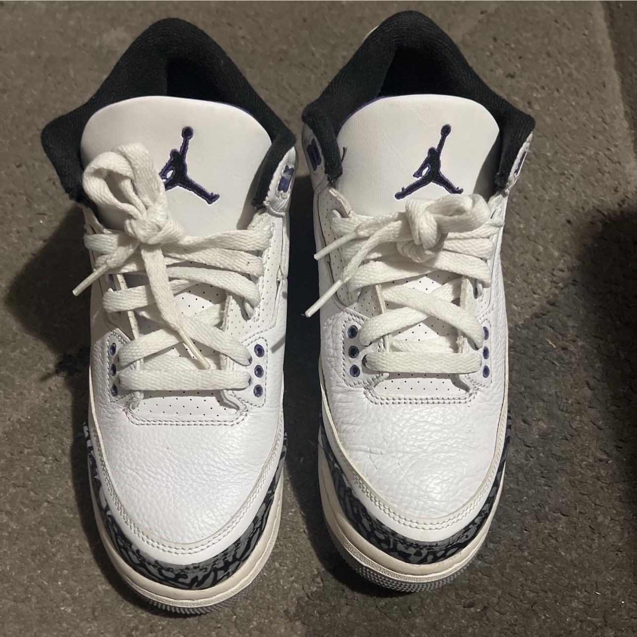 Jordan Brand Air Jordan 3 Retro ‘Dark Iris’ Size US 6.5 / EU 39-40 - 3 Thumbnail