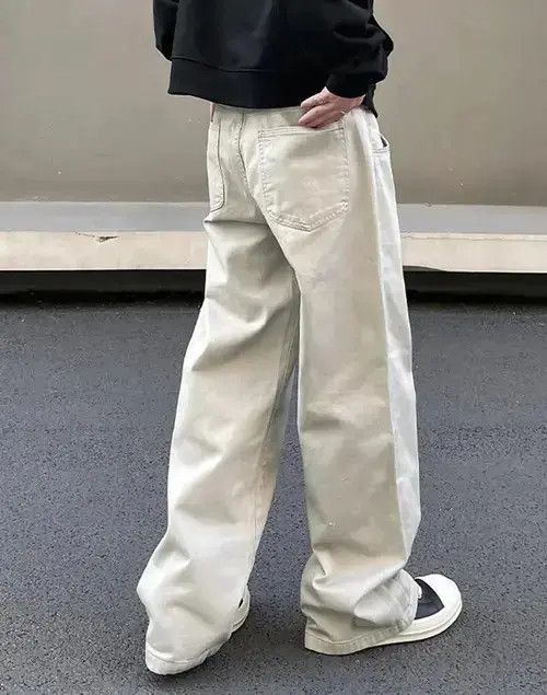 Other Straight-leg White Casual Jeans Size US 29 - 4 Thumbnail